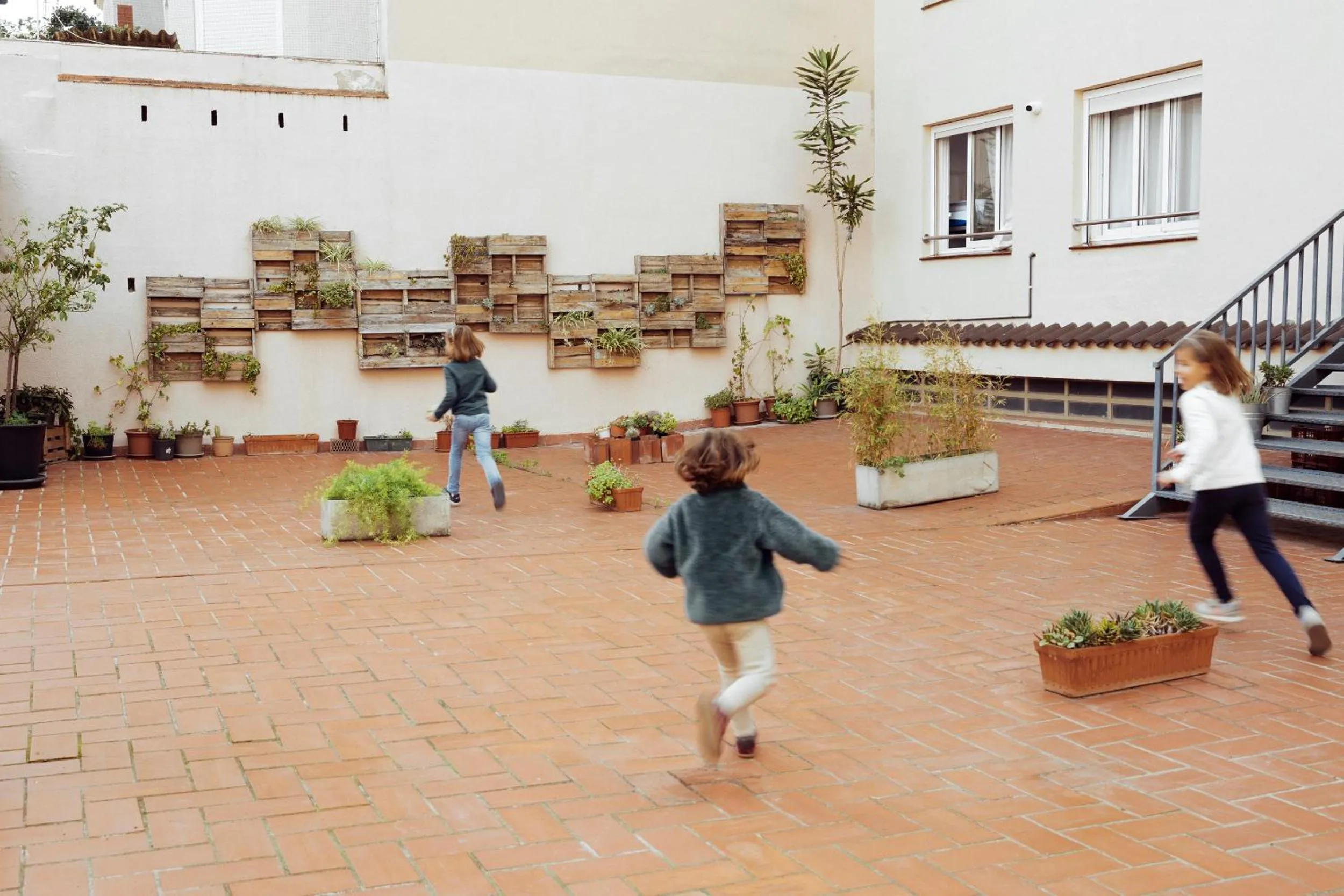 Garden in Casa Jam Barcelona