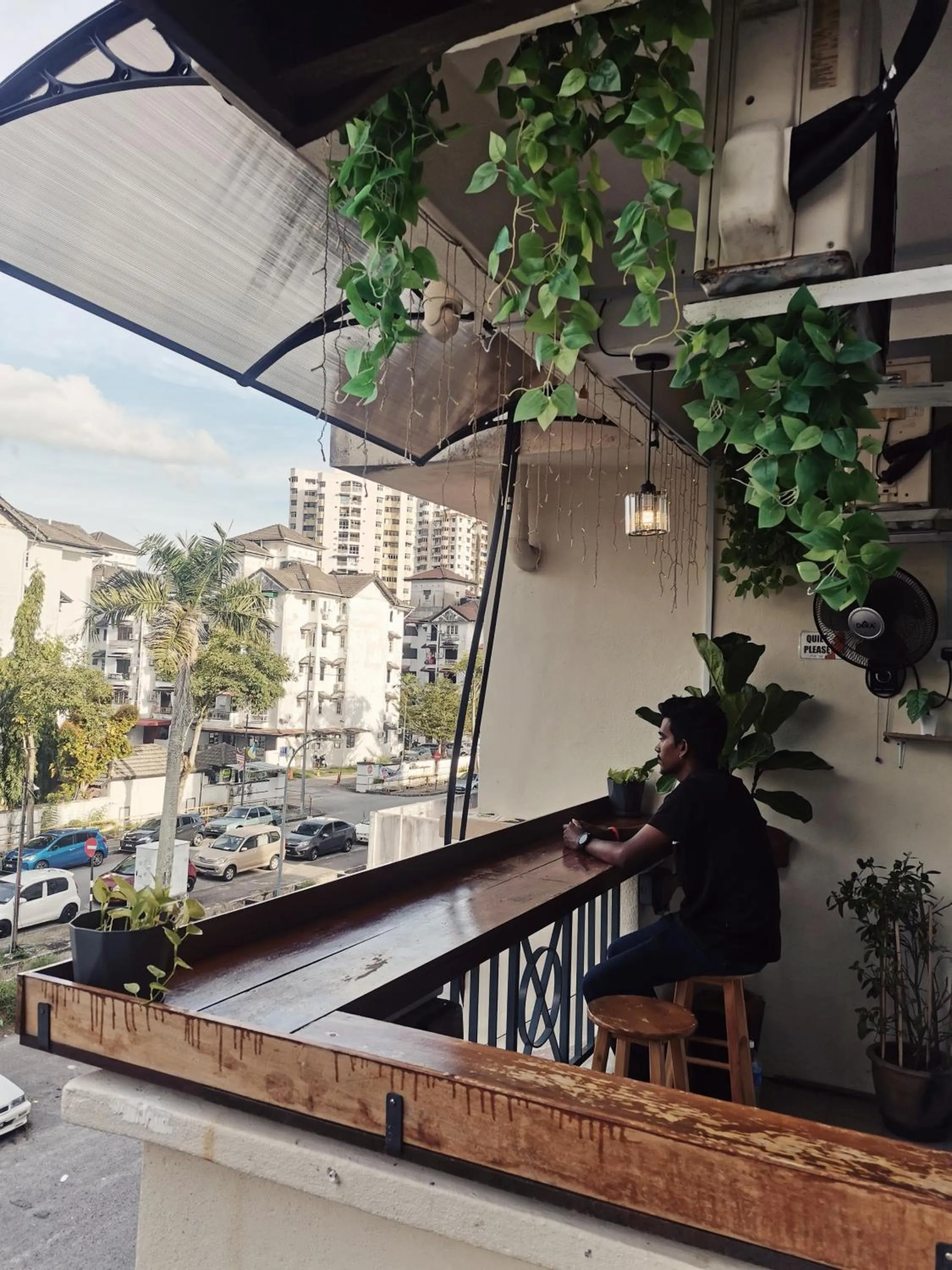 Balcony/Terrace in Sabai Sabai Guesthouse in Bayan Lepas