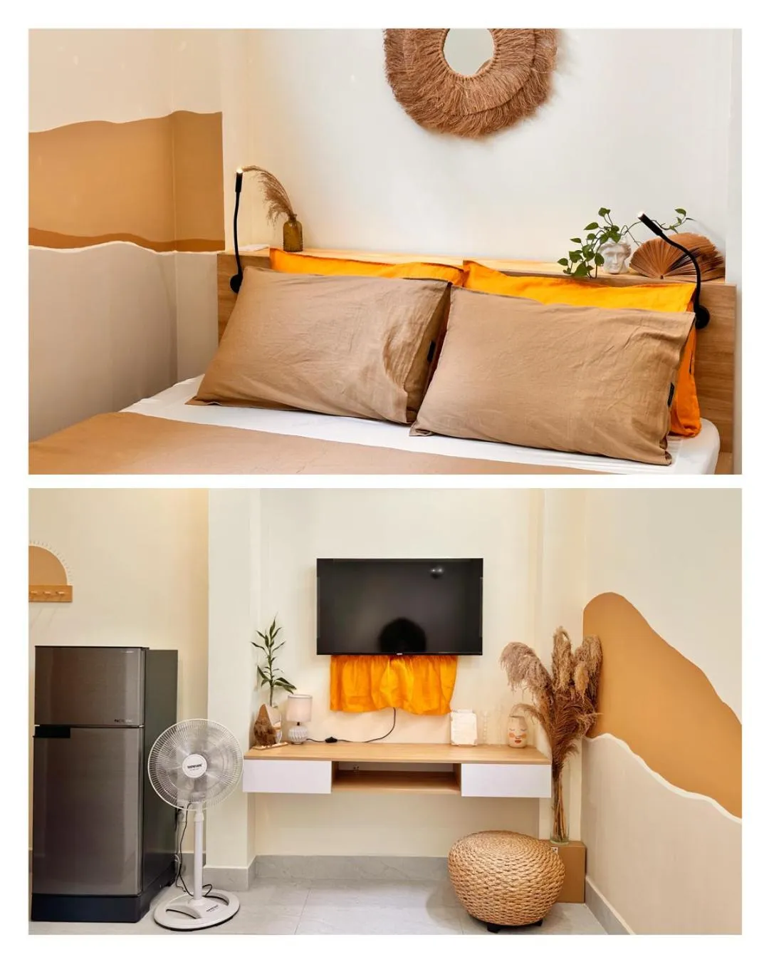 Decorative detail in LalaHouse Spring Apartment - Saigon Center