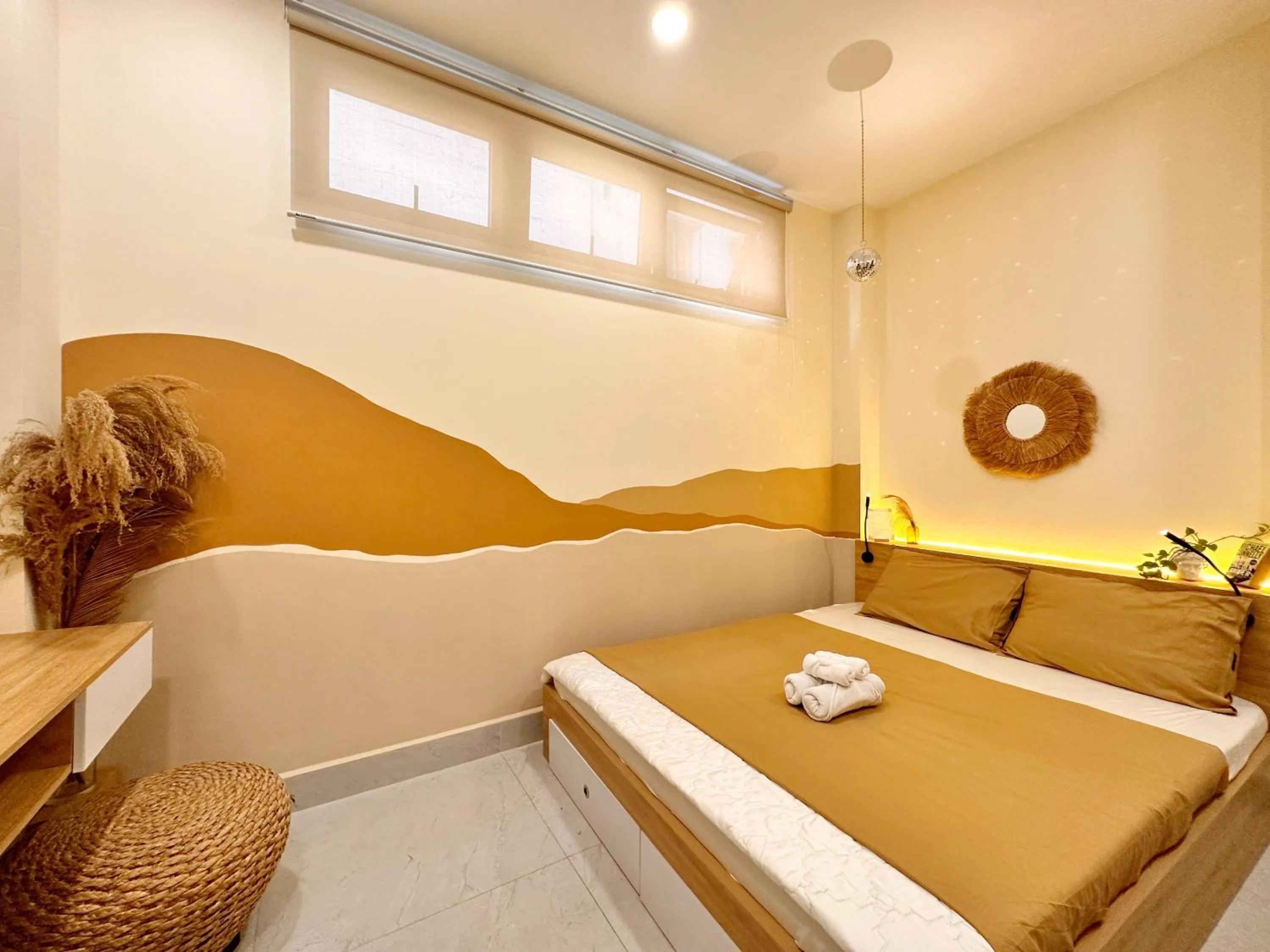 Bed in LalaHouse Spring Apartment - Saigon Center