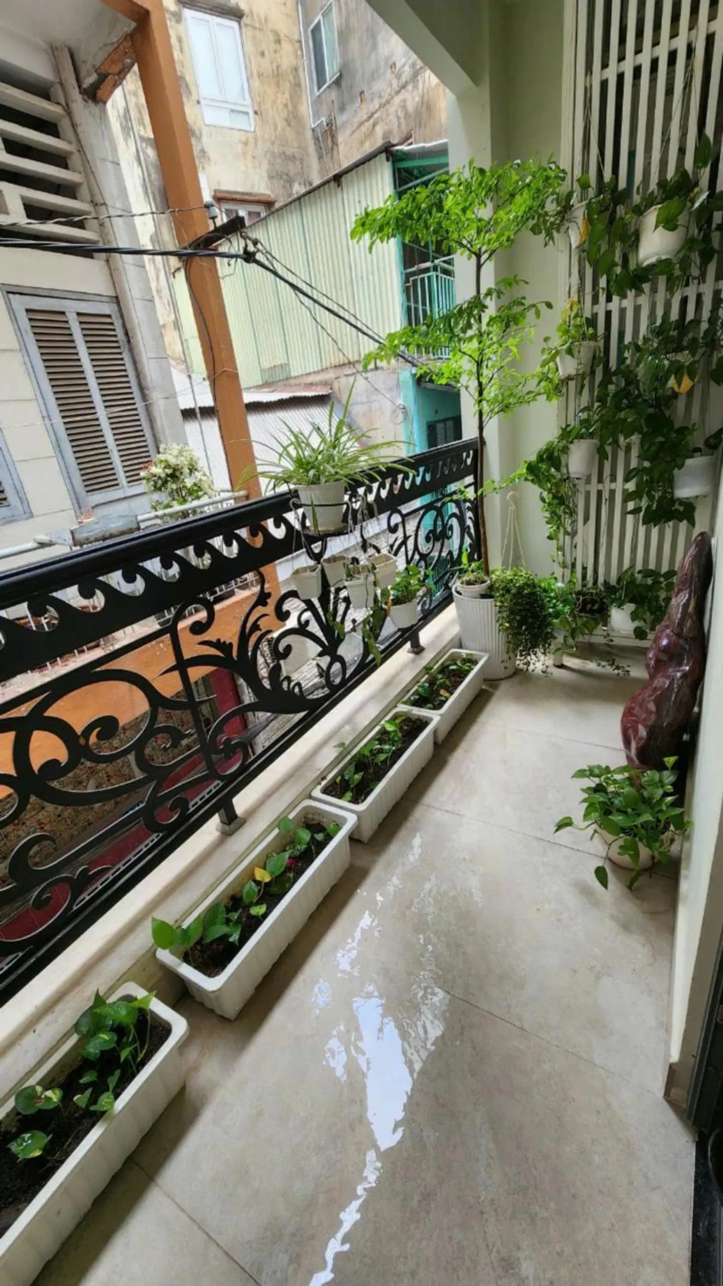 Balcony/Terrace in LalaHouse Spring Apartment - Saigon Center