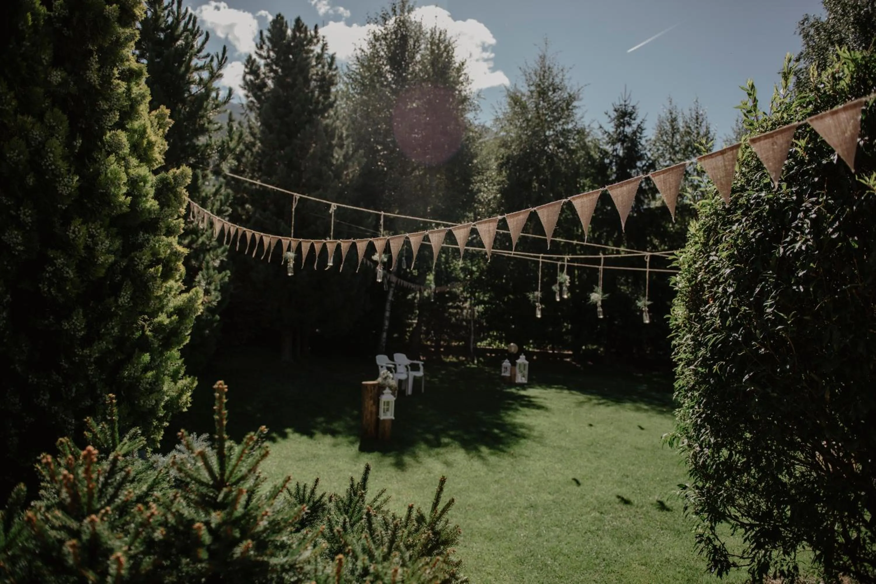 Garden in Meublè Sci Sport