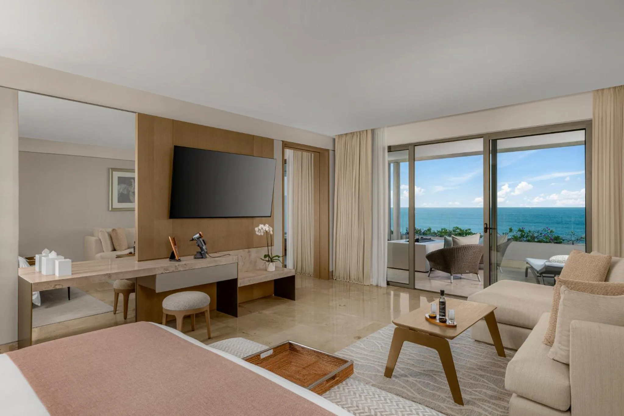 Bedroom in Grand Velas Boutique Hotel