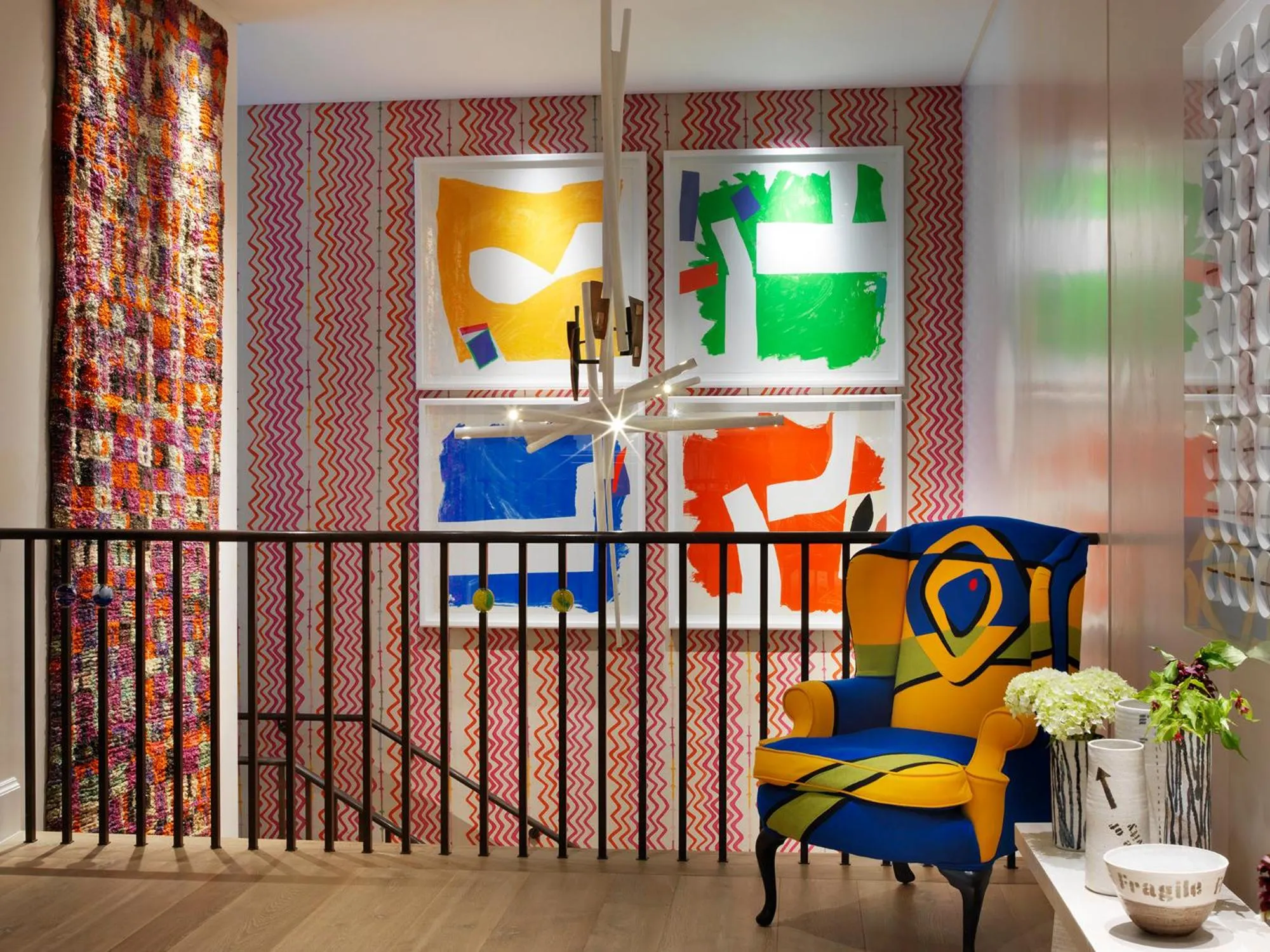 Decorative detail in Ham Yard Hotel, Firmdale Hotels