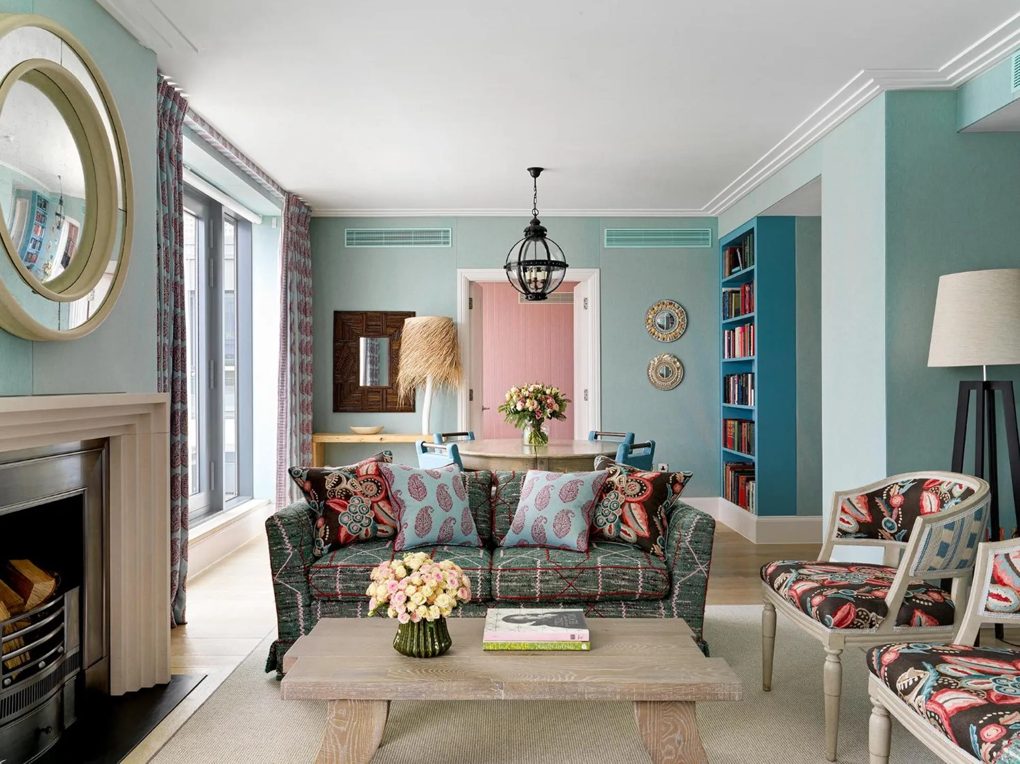 Living room in Ham Yard Hotel, Firmdale Hotels