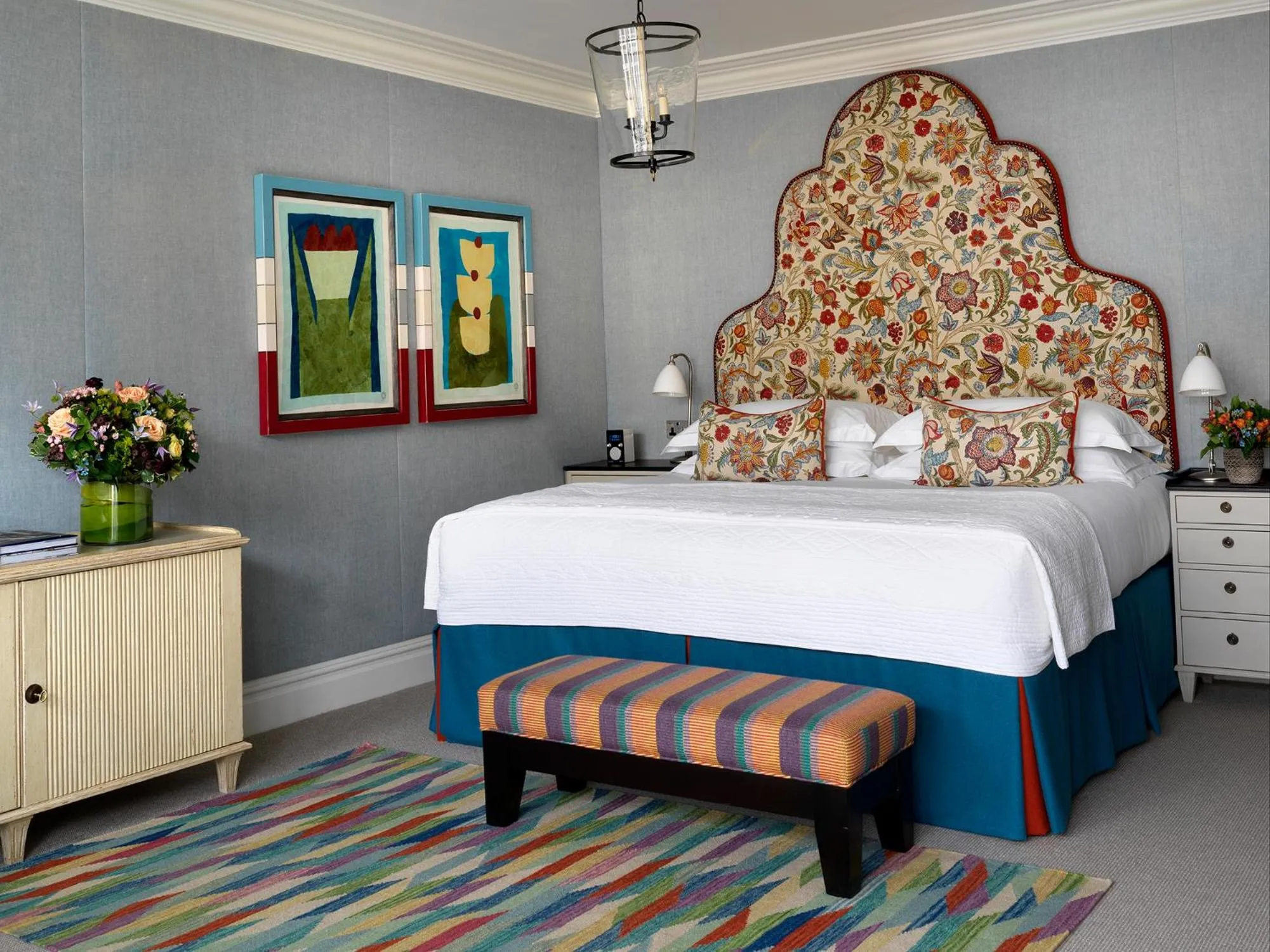 Bed in Ham Yard Hotel, Firmdale Hotels