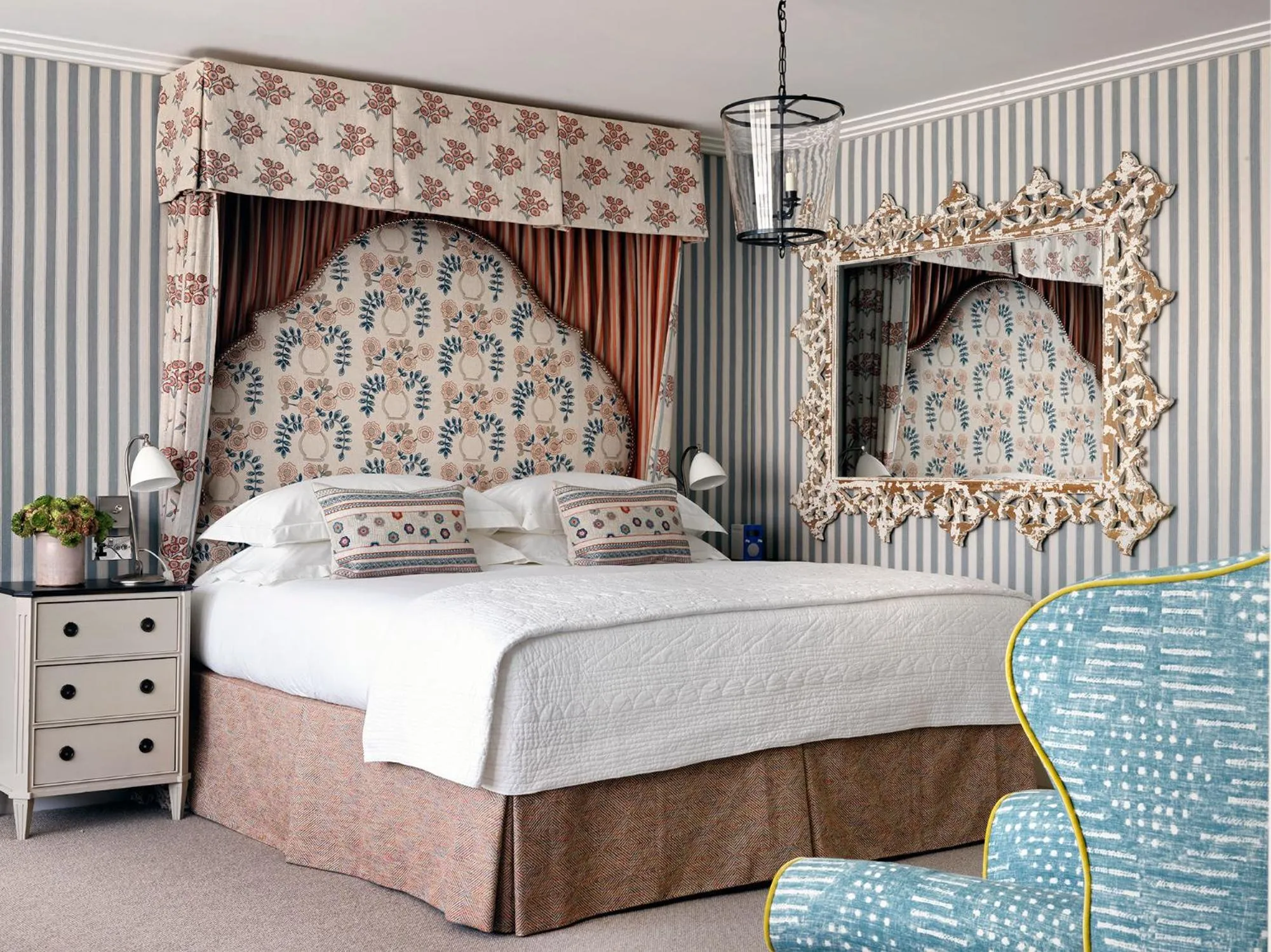 Bedroom, Bed in Ham Yard Hotel, Firmdale Hotels