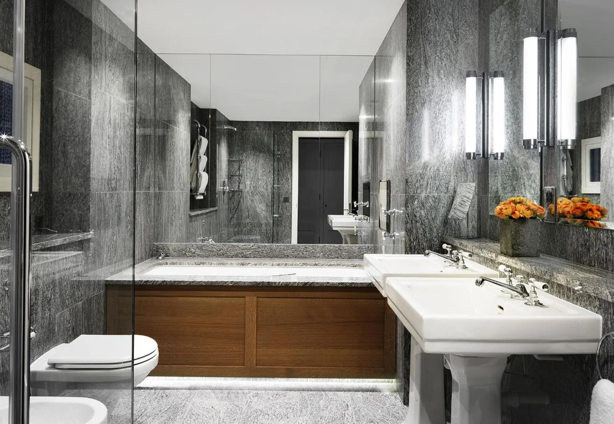 Bathroom in Ham Yard Hotel, Firmdale Hotels