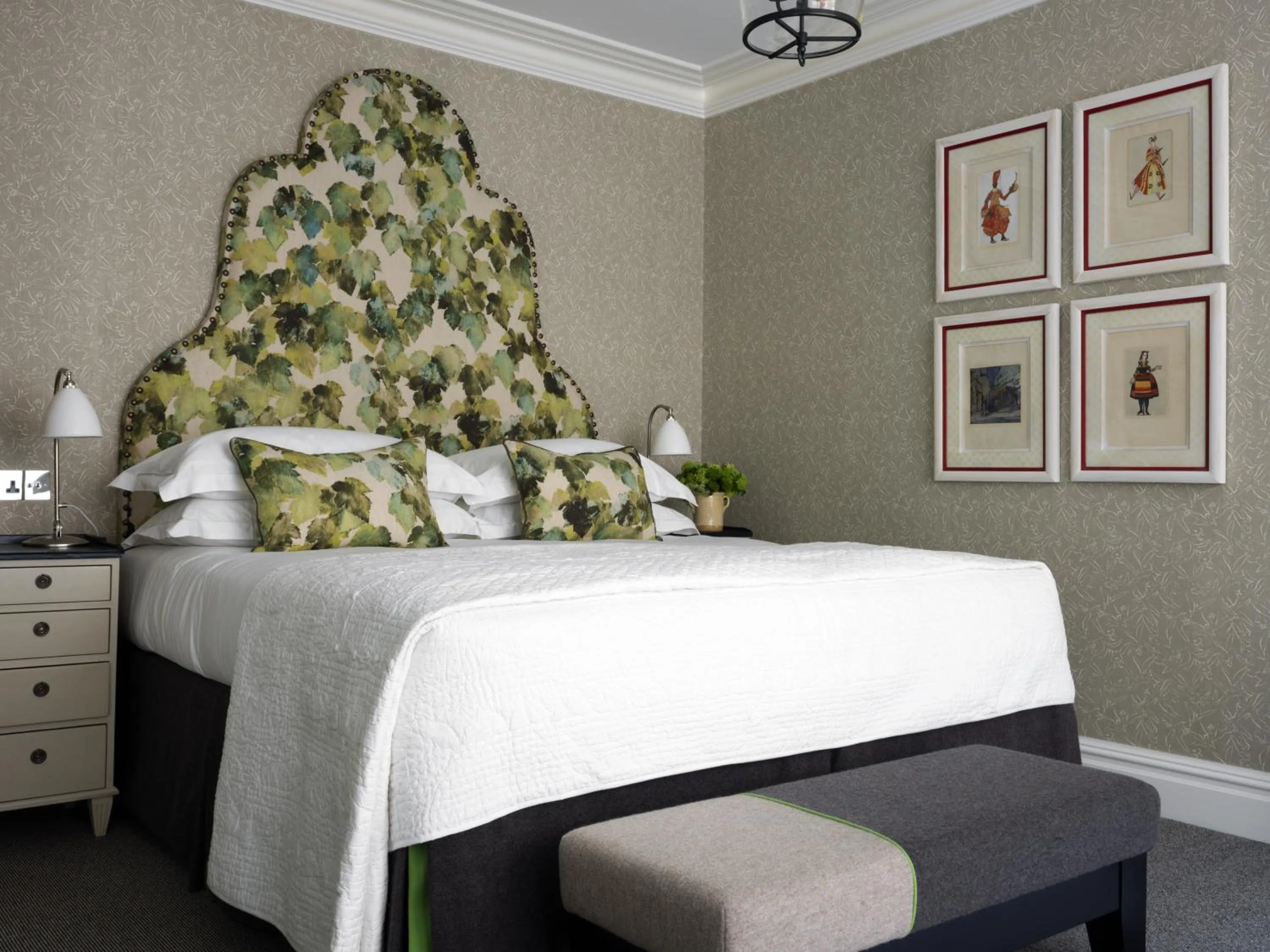 Bed in Ham Yard Hotel, Firmdale Hotels