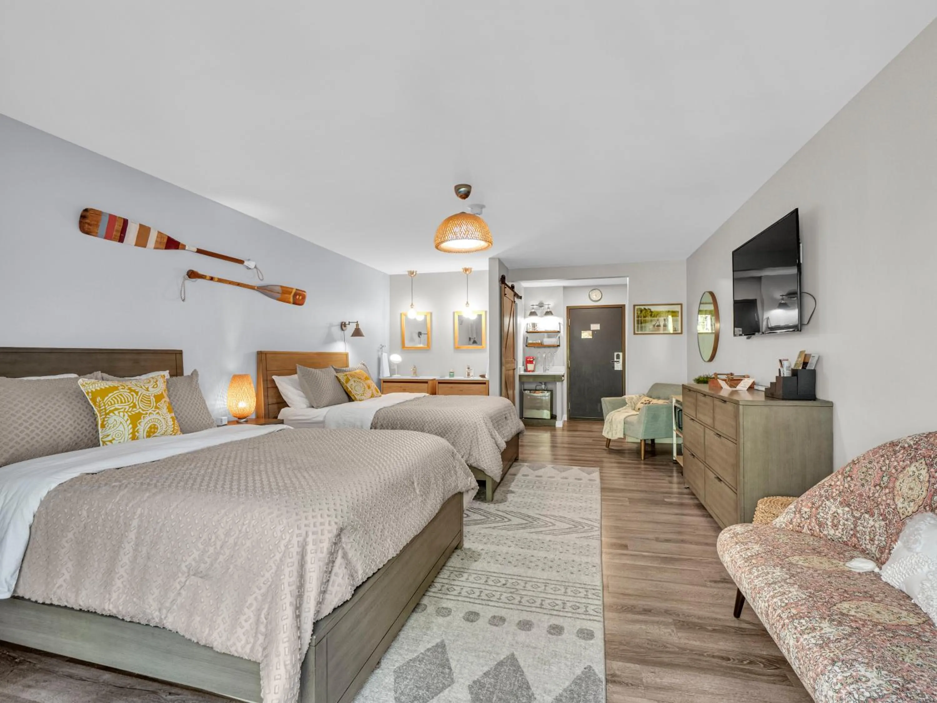 Bed in Victorian Inn Elkhart Lake