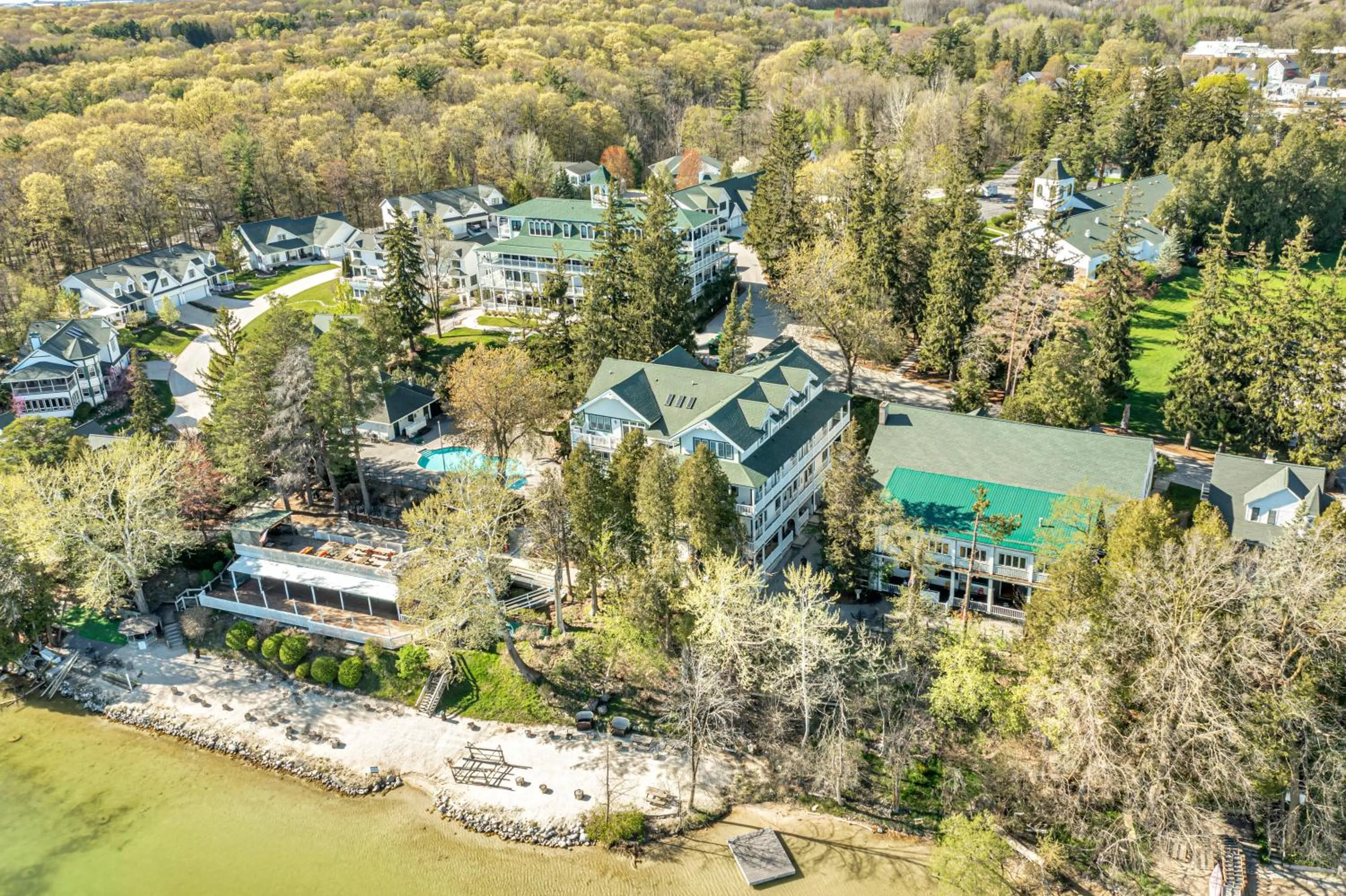 Property building in Victorian Inn Elkhart Lake