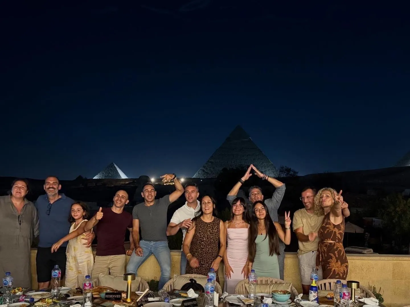 Night in The Gate Hotel Front Pyramids & Sphinx View