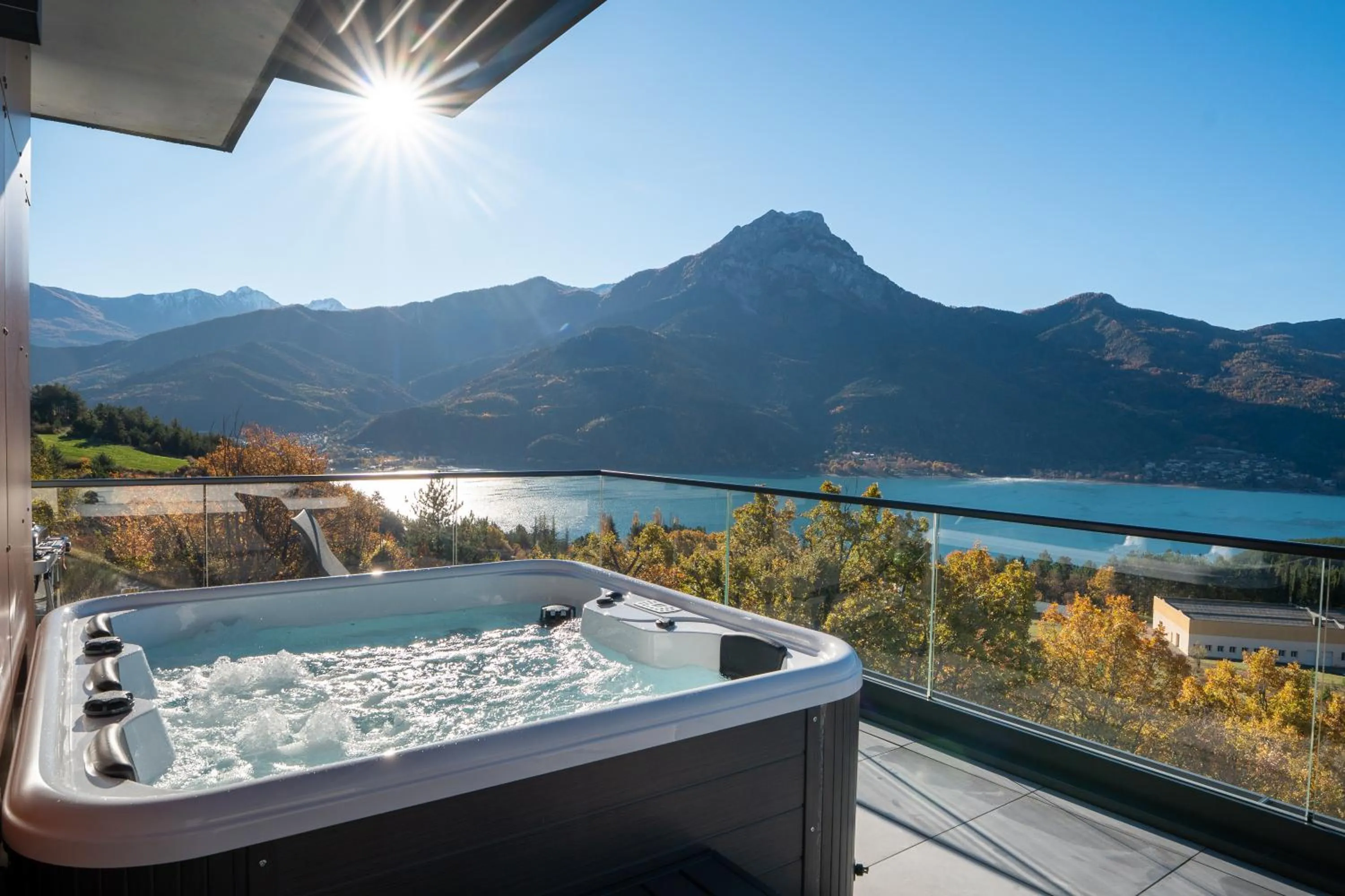 Hot Tub in Les Restanques du lac