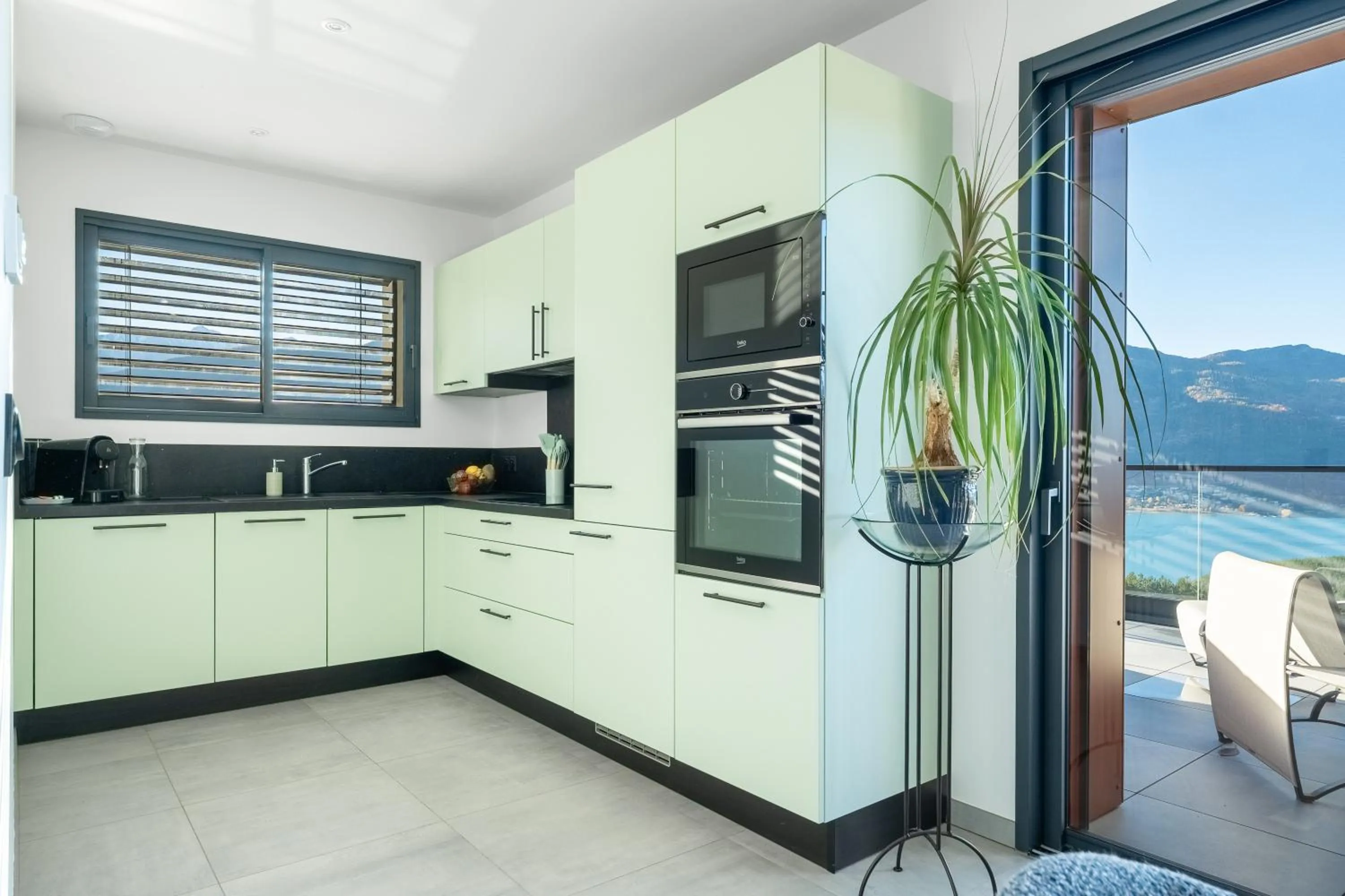 stove in Les Restanques du lac