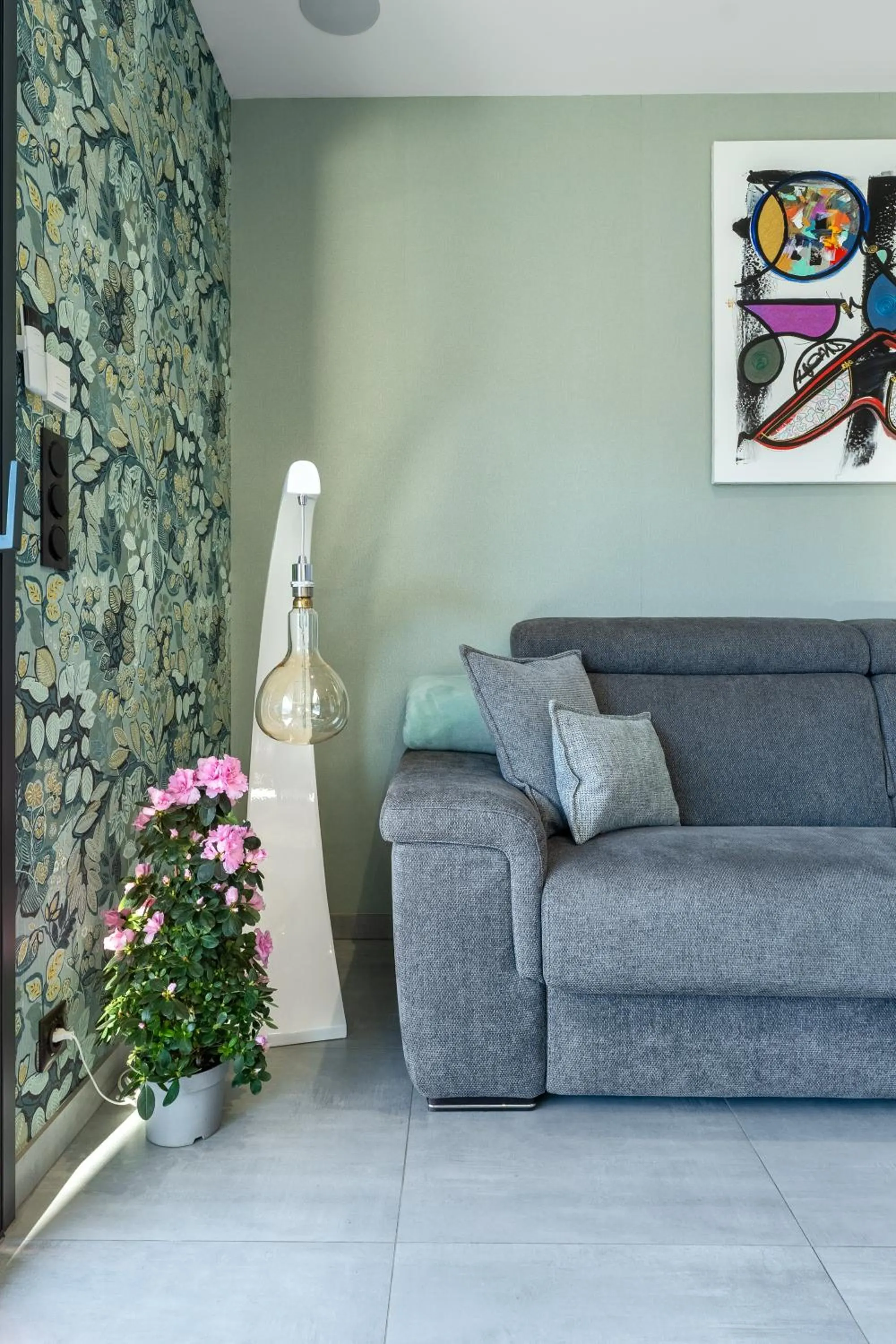 Living room in Les Restanques du lac