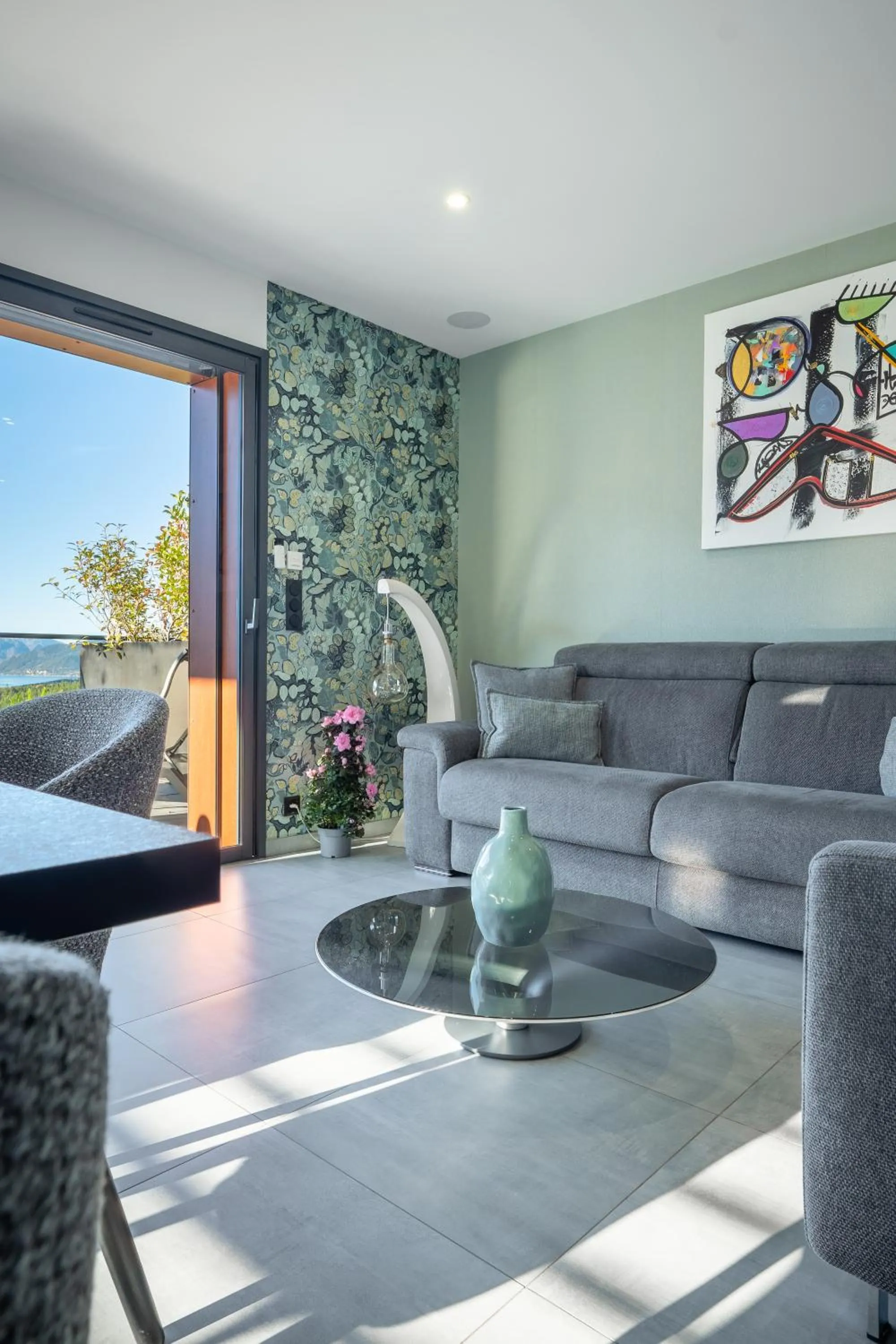 Seating area in Les Restanques du lac