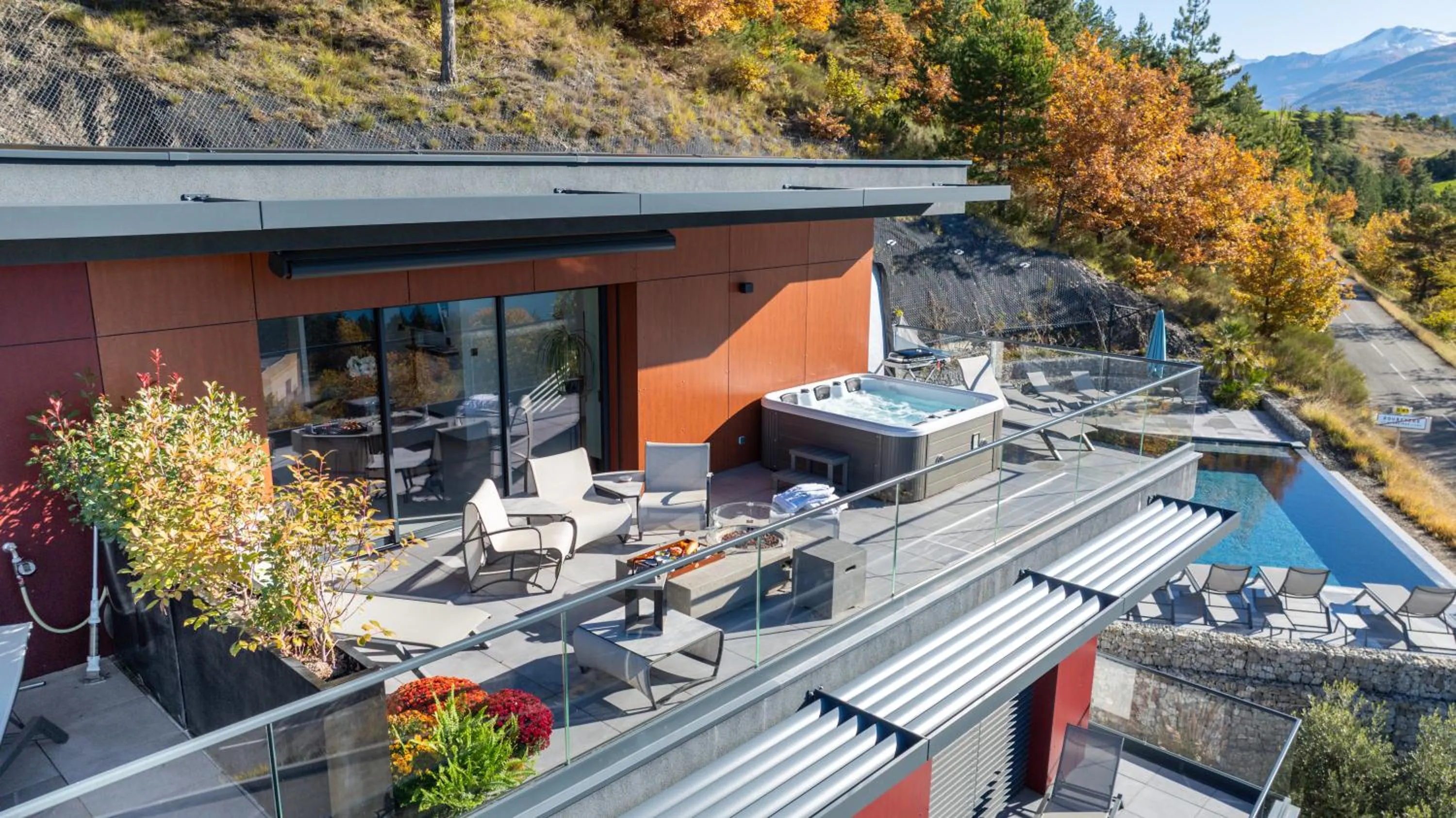 Patio in Les Restanques du lac