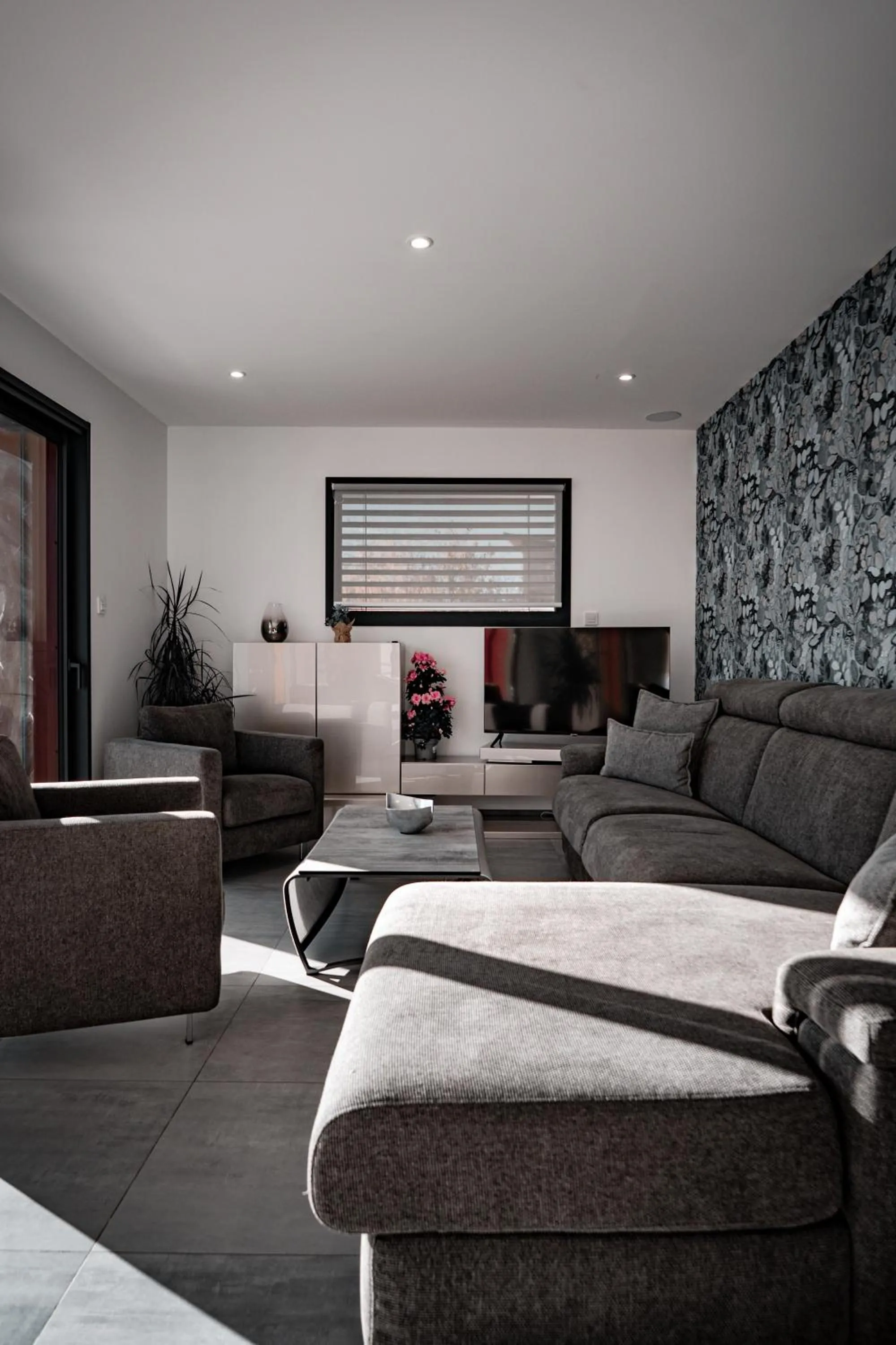 Living room in Les Restanques du lac