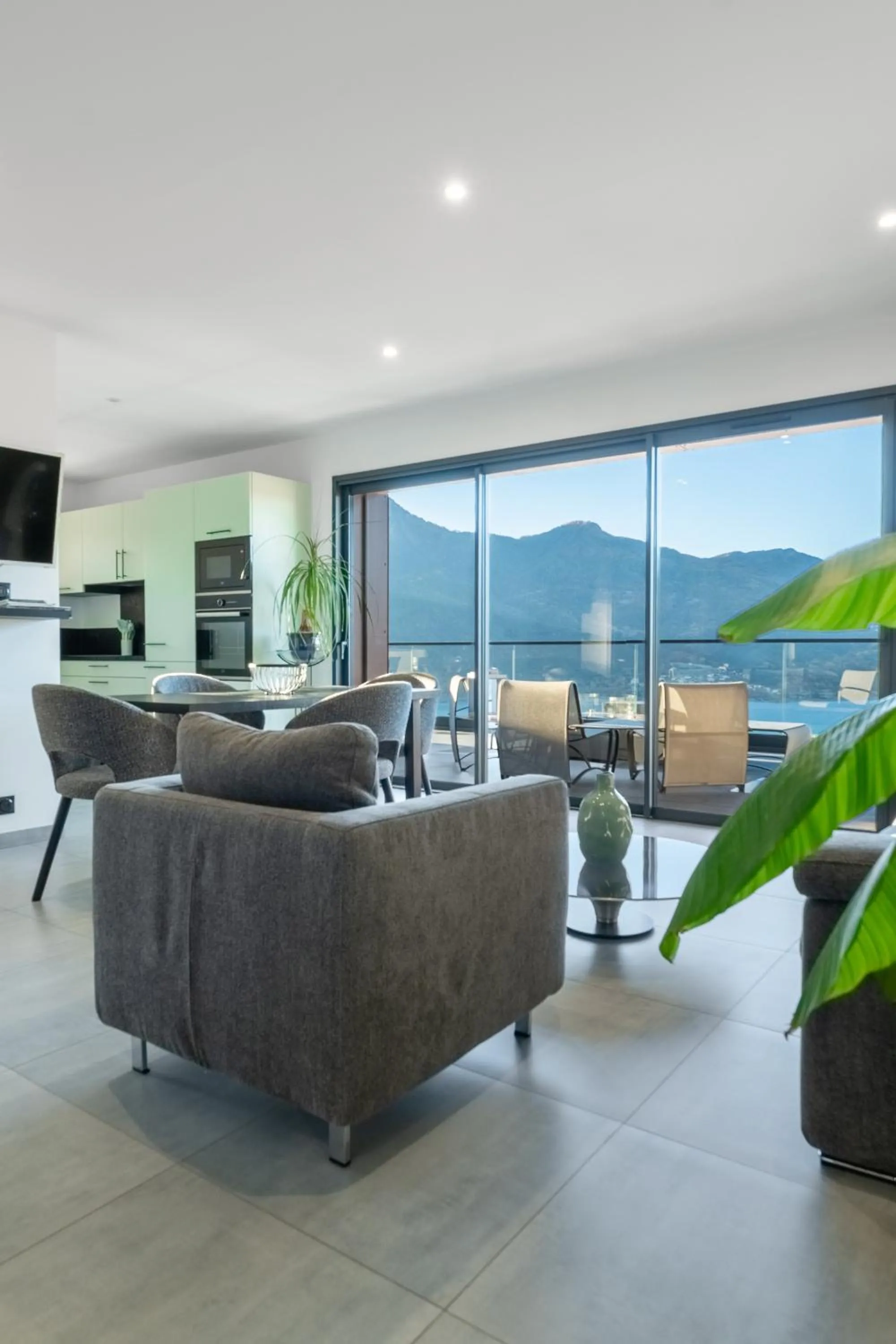 Living room in Les Restanques du lac