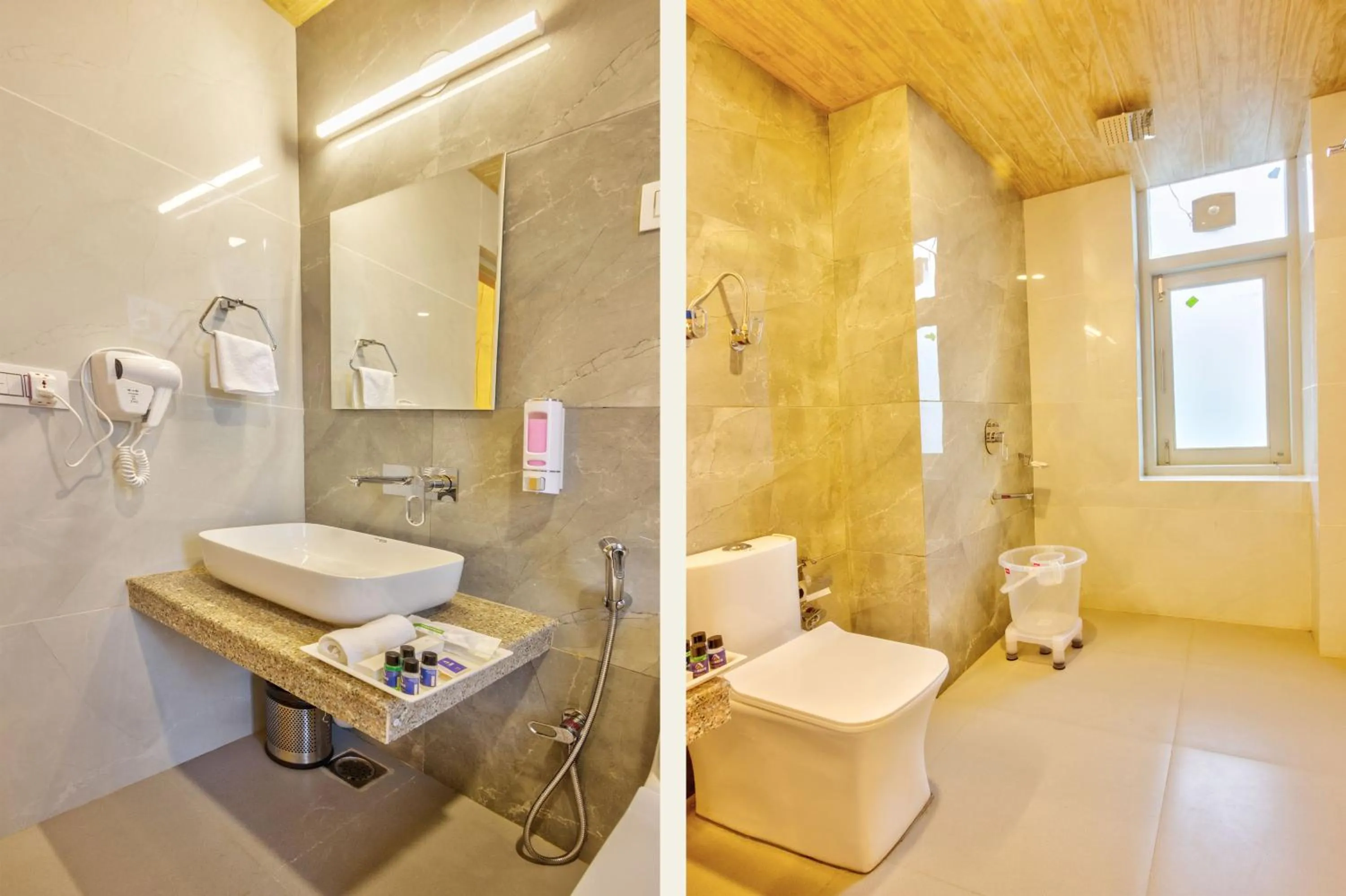 Shower in La Aero Resort Home in Snow Mountains