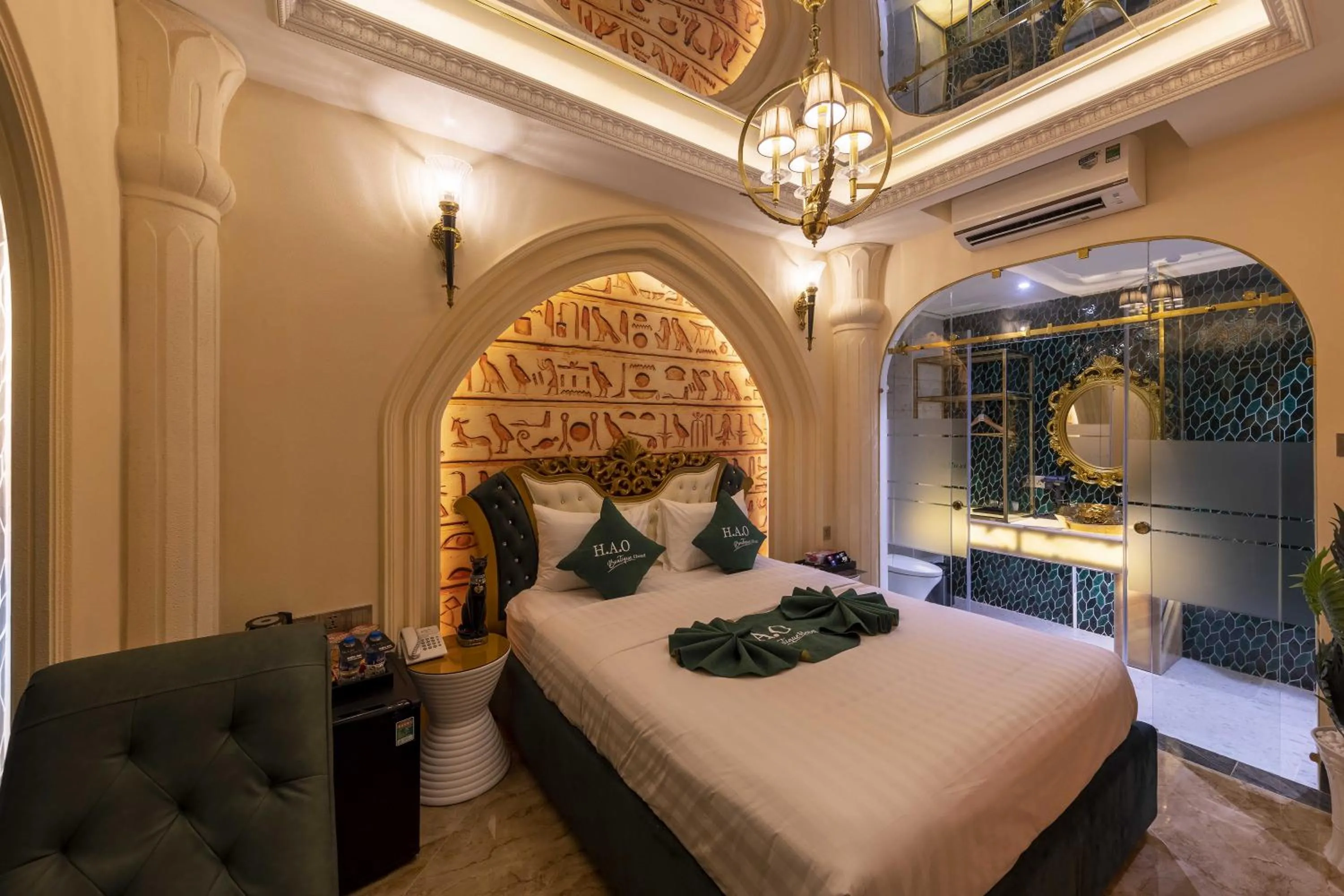 Bed in H A O Boutique Hotel