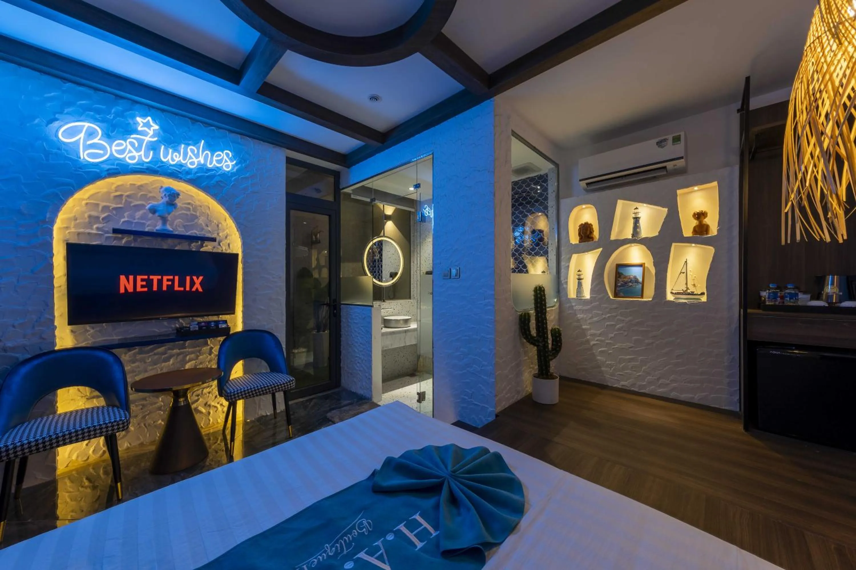 Bed in H A O Boutique Hotel