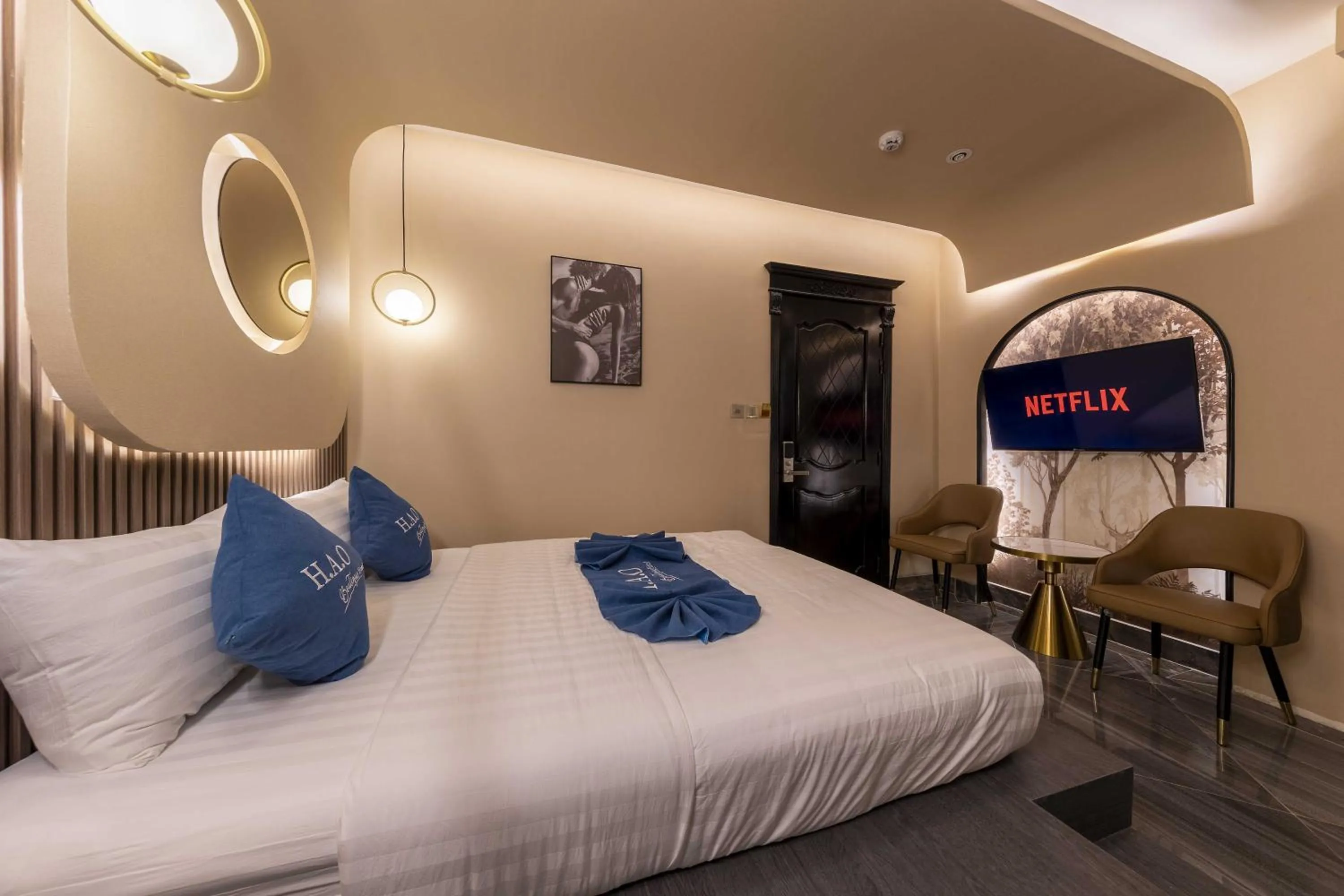 Bed in H A O Boutique Hotel