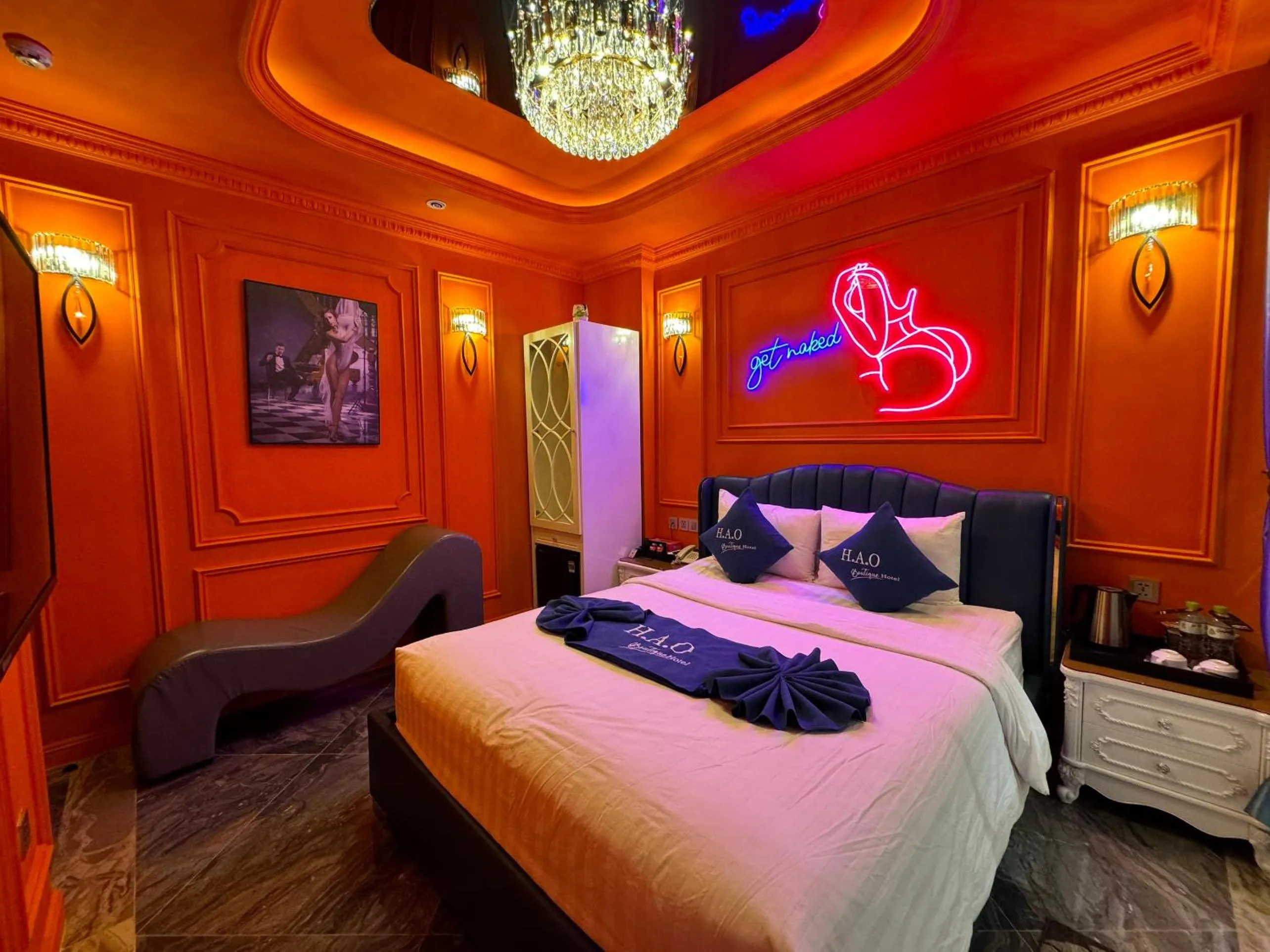 Bed in H A O Boutique Hotel