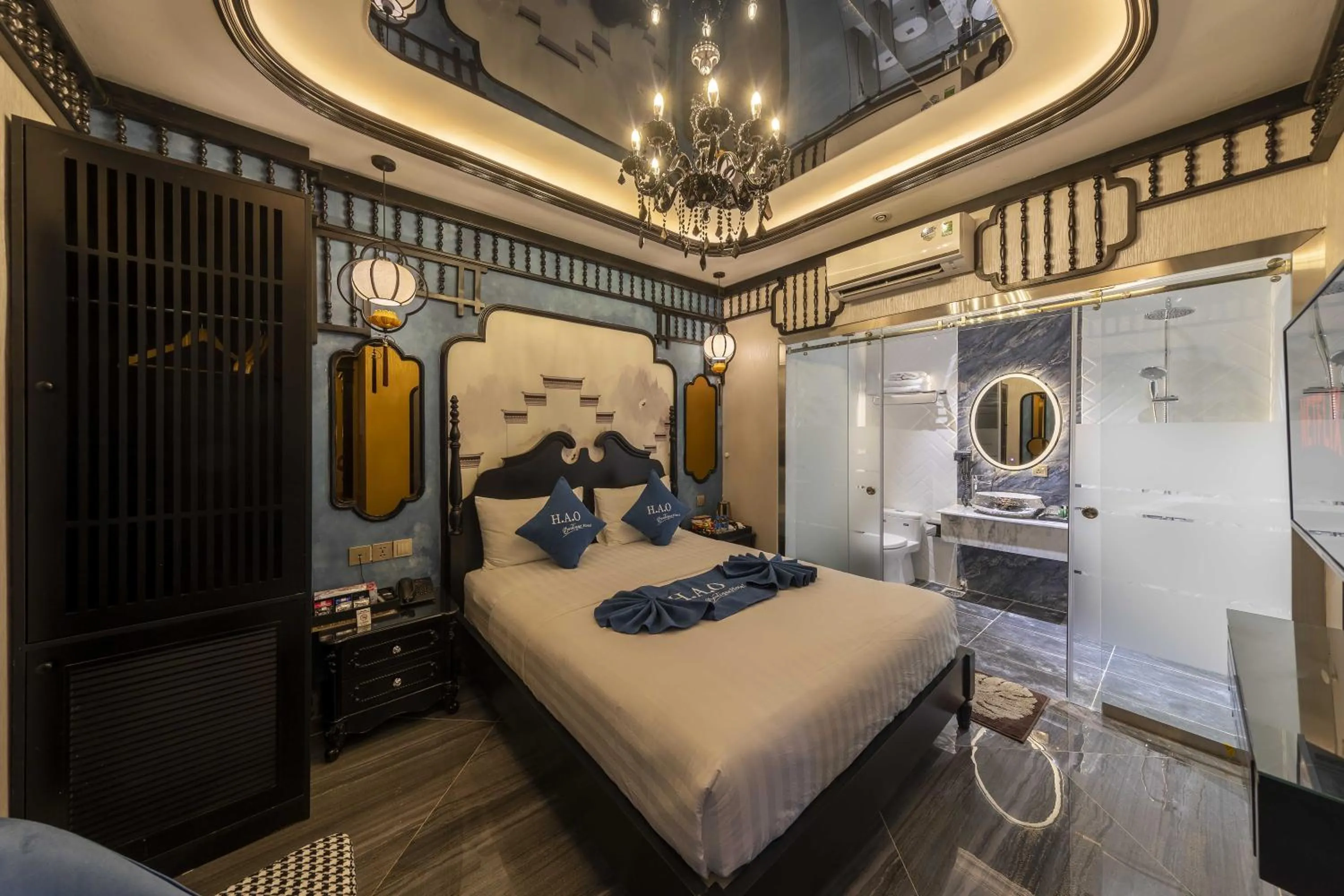 Bed in H A O Boutique Hotel