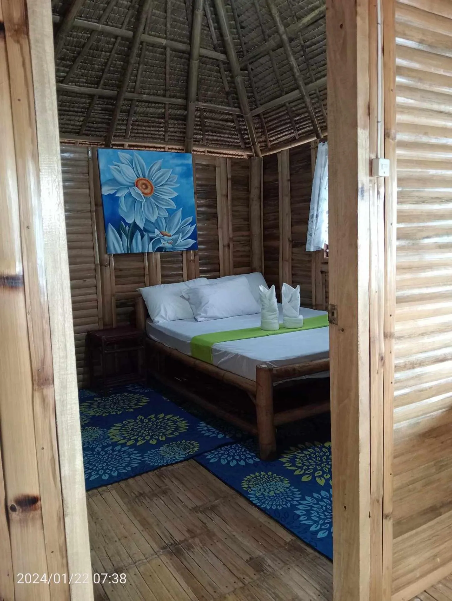 Bed in NATUA'S BEACH RESORT