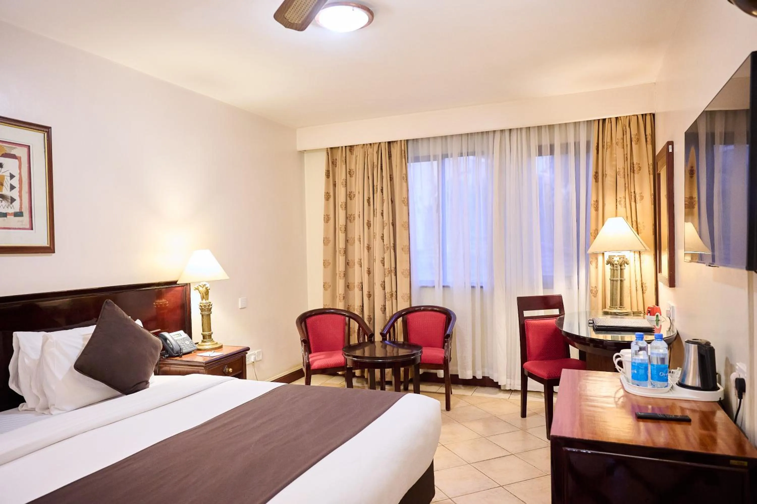 Bed in Jacaranda Hotel Nairobi