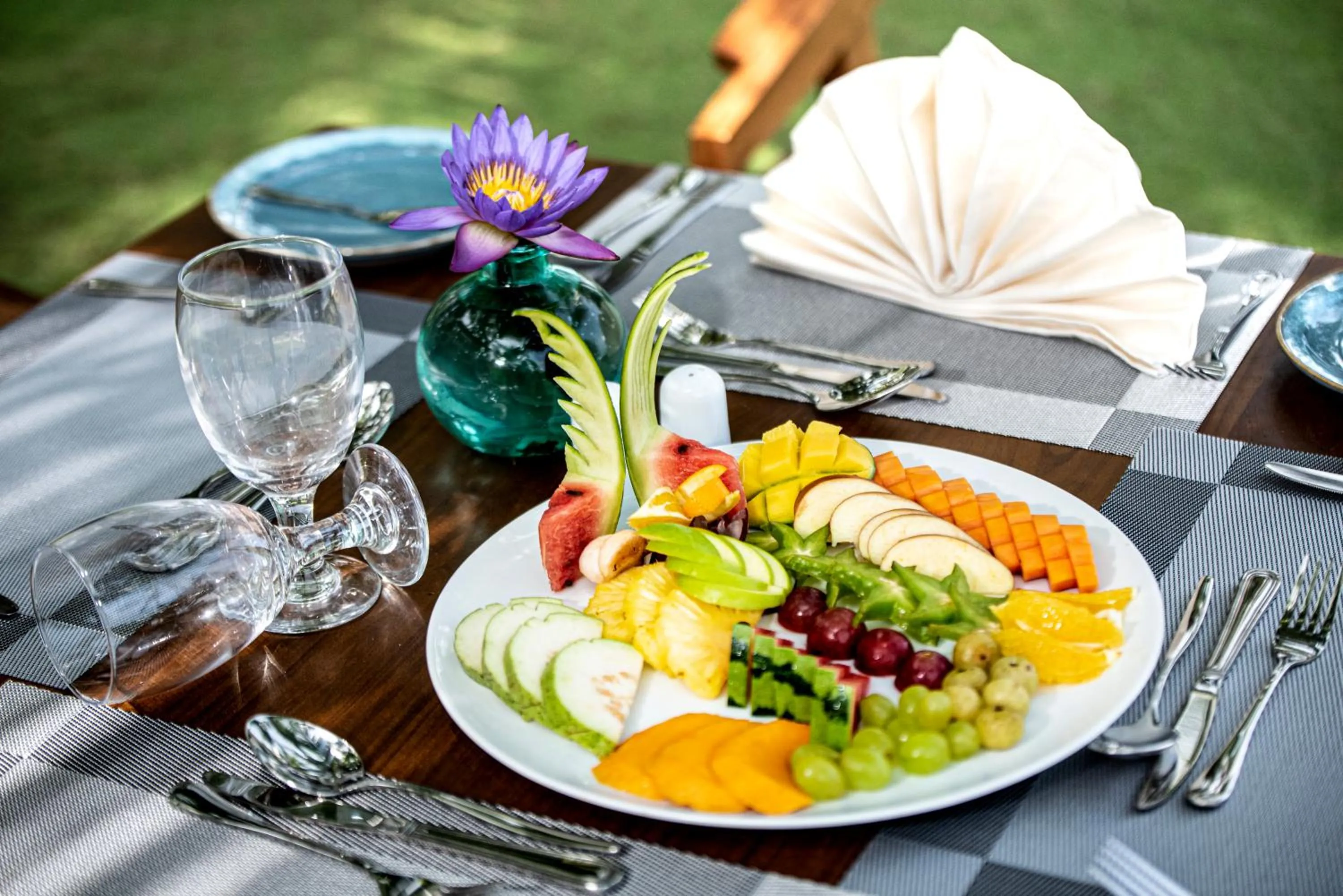 Breakfast in The Rockwall Boutique Hotel Bentota