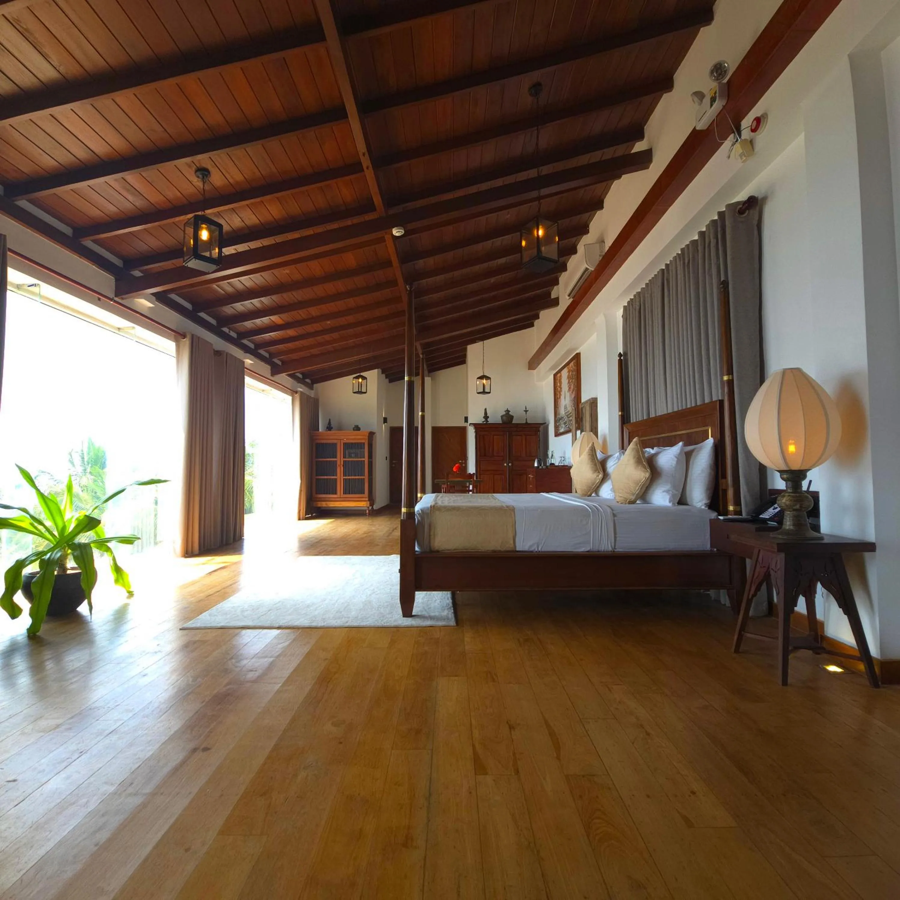 Bed in The Rockwall Boutique Hotel Bentota