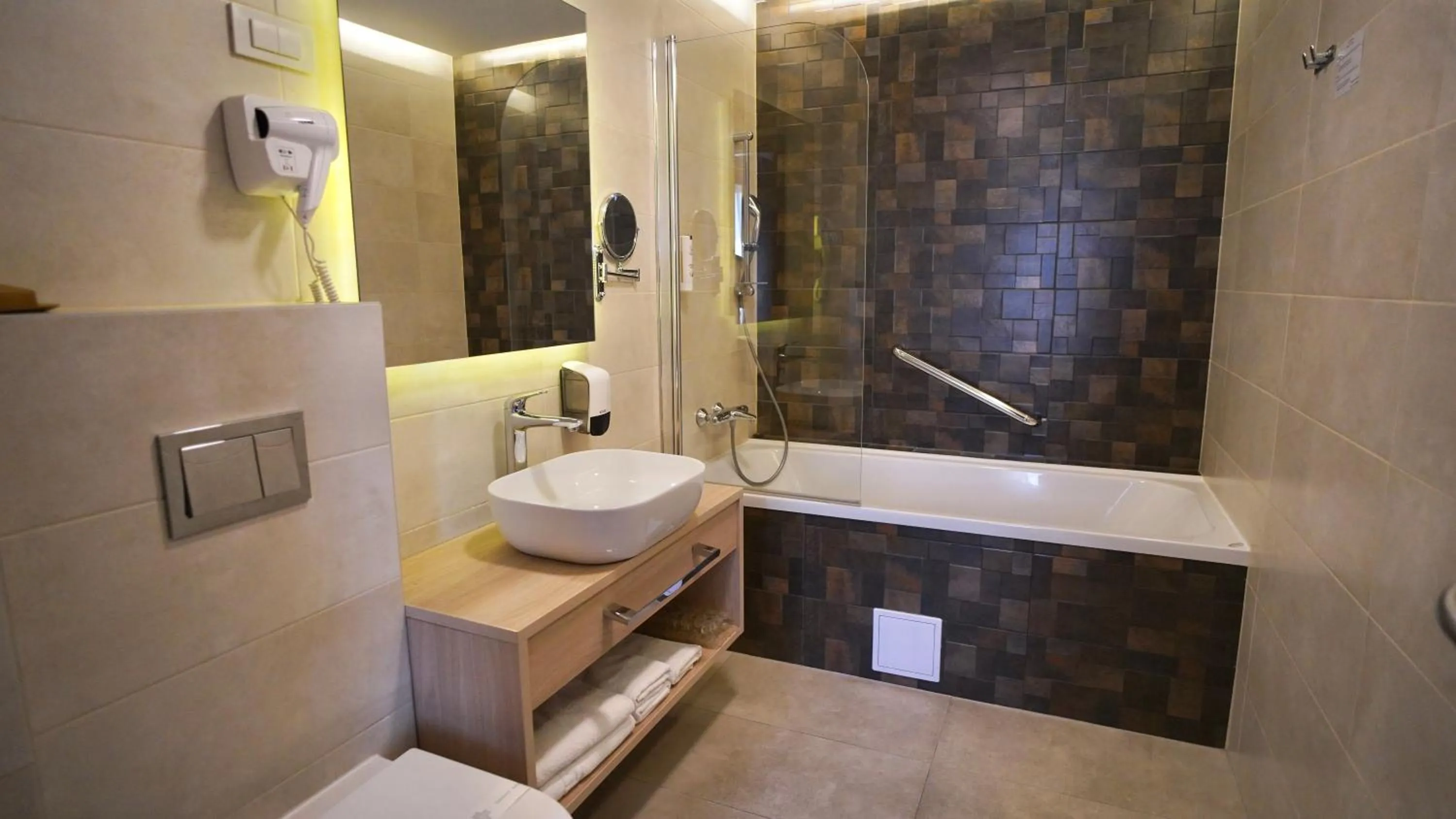 Toilet in Hotel Gallus