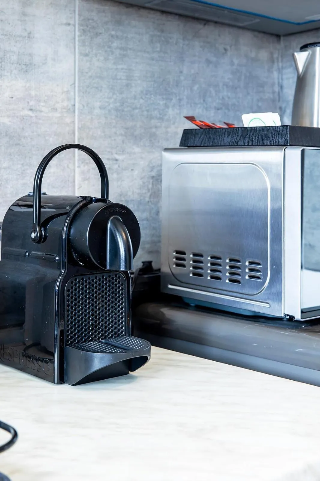 Coffee/tea facilities in Aris123 by Smart Cozy Suites - Apartments in the heart of Athens - 5 minutes from metro - Available 24hr