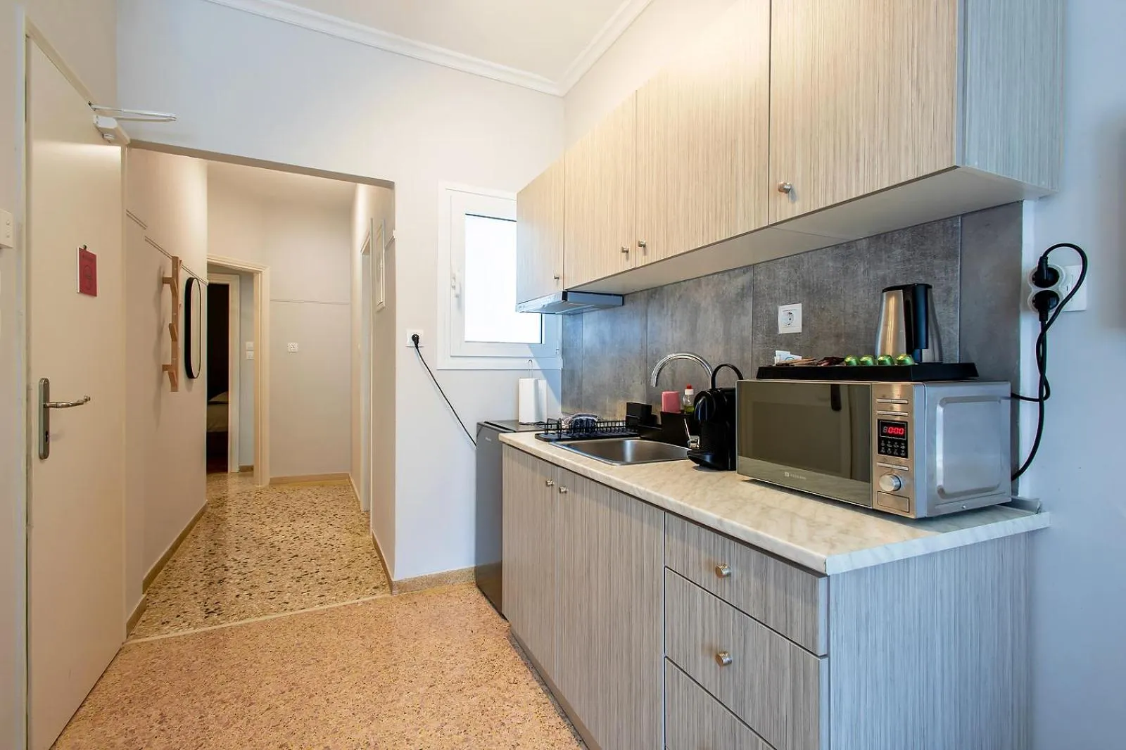 Coffee/tea facilities in Aris123 by Smart Cozy Suites - Apartments in the heart of Athens - 5 minutes from metro - Available 24hr