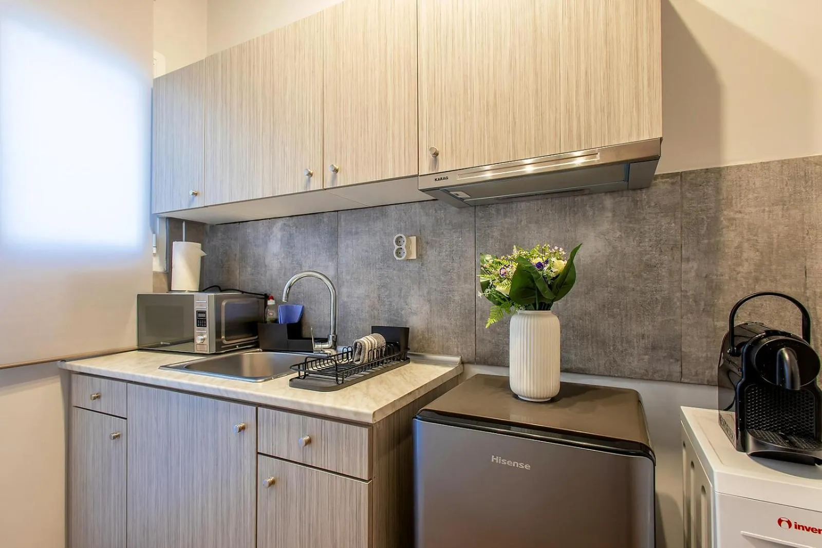 Coffee/tea facilities in Aris123 by Smart Cozy Suites - Apartments in the heart of Athens - 5 minutes from metro - Available 24hr