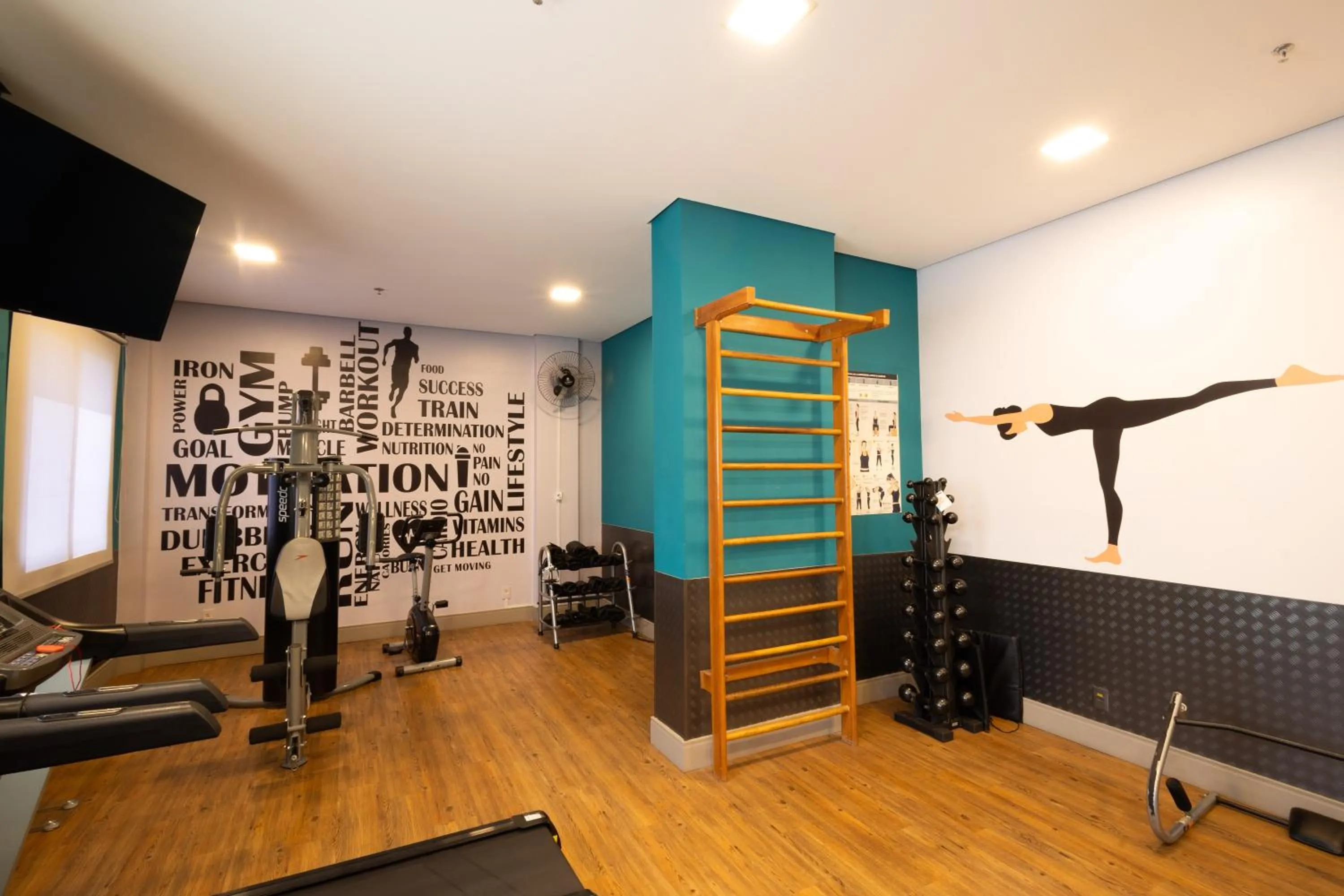 Fitness centre/facilities in Transamerica Executive Belo Horizonte
