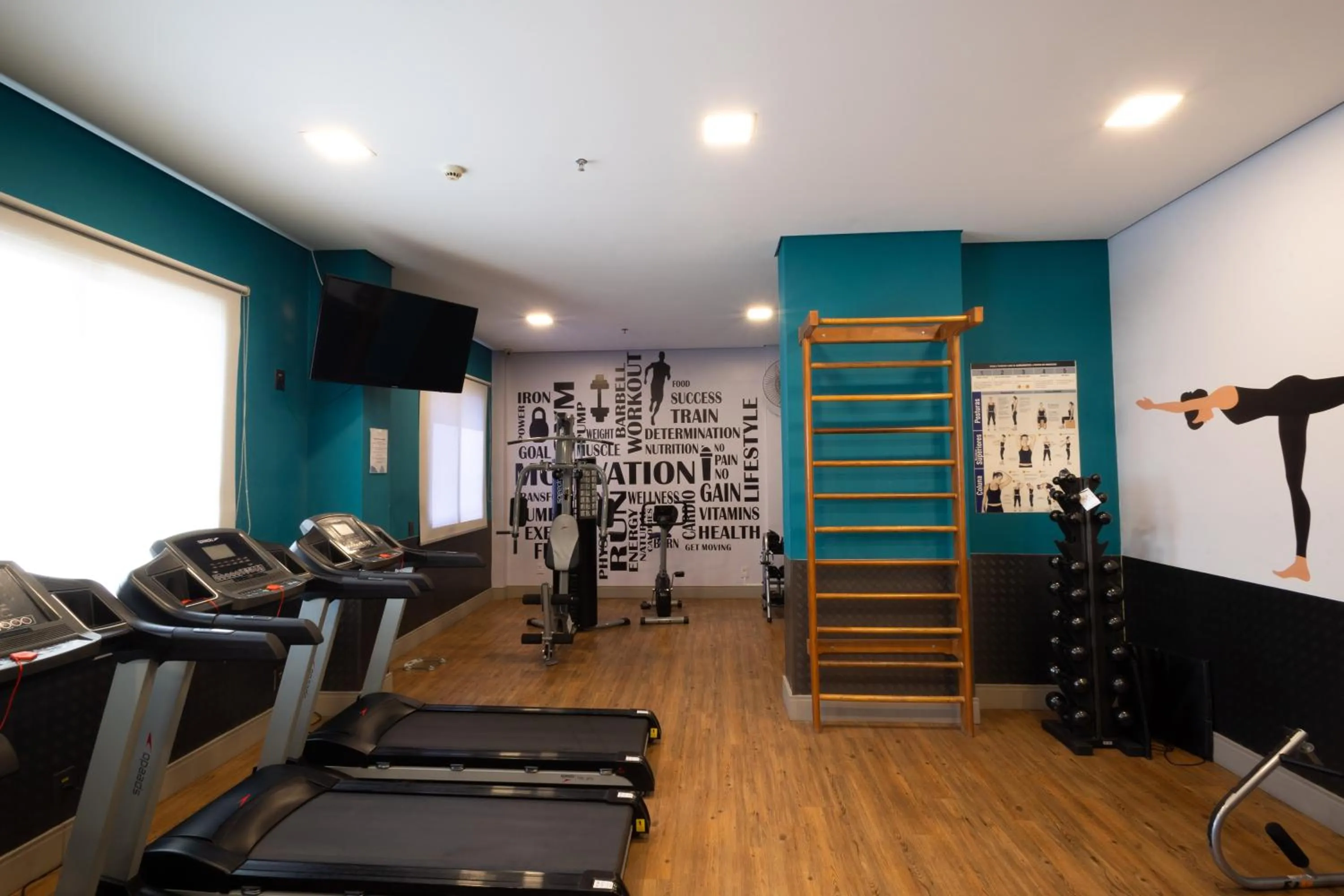 Fitness centre/facilities in Transamerica Executive Belo Horizonte