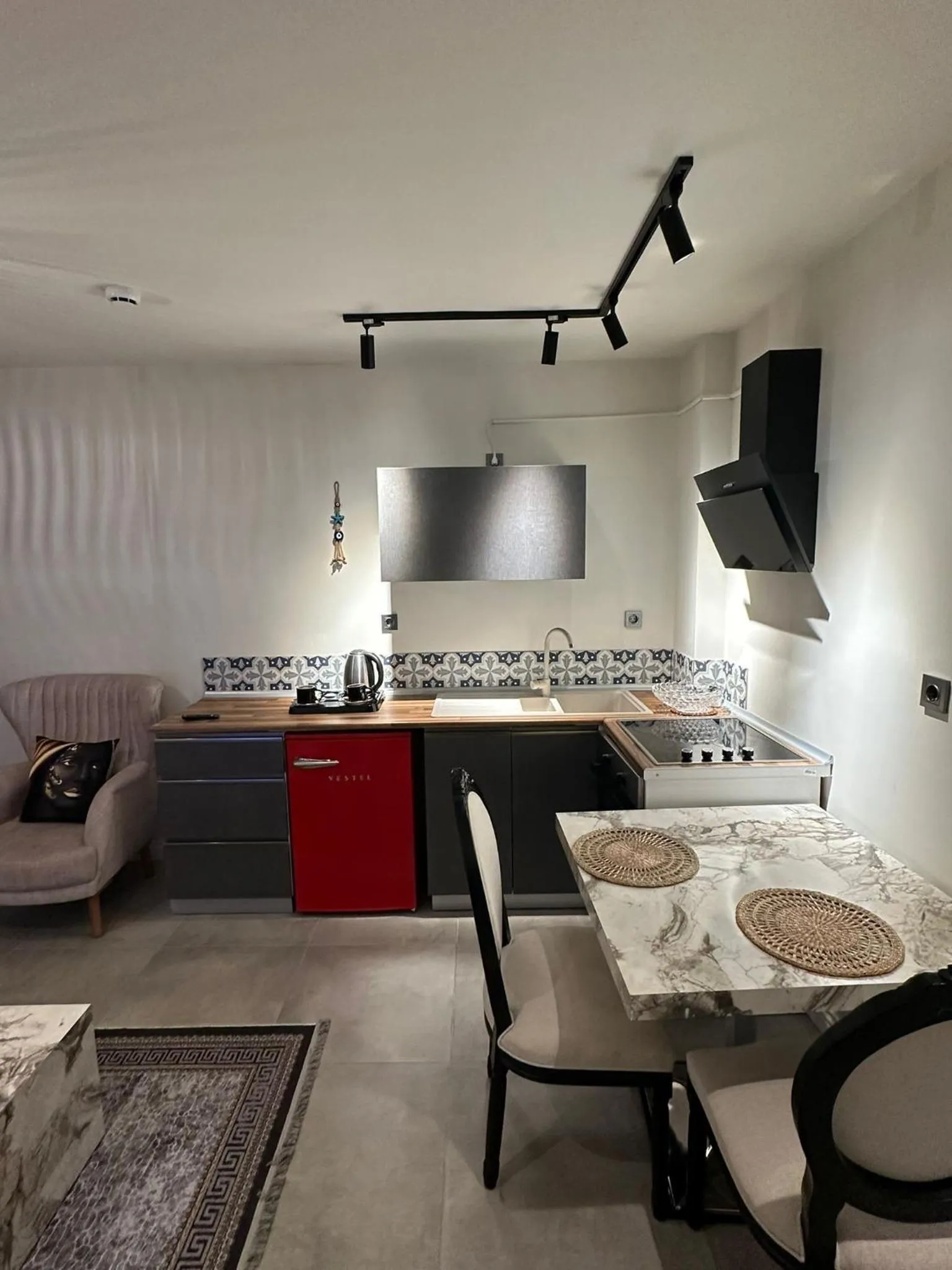 kitchen in Wolf Suites