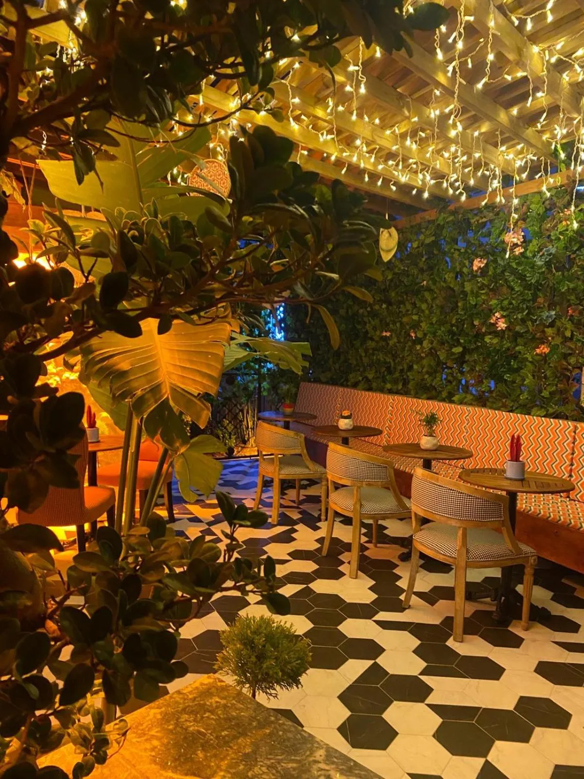 Patio in Wolf Suites