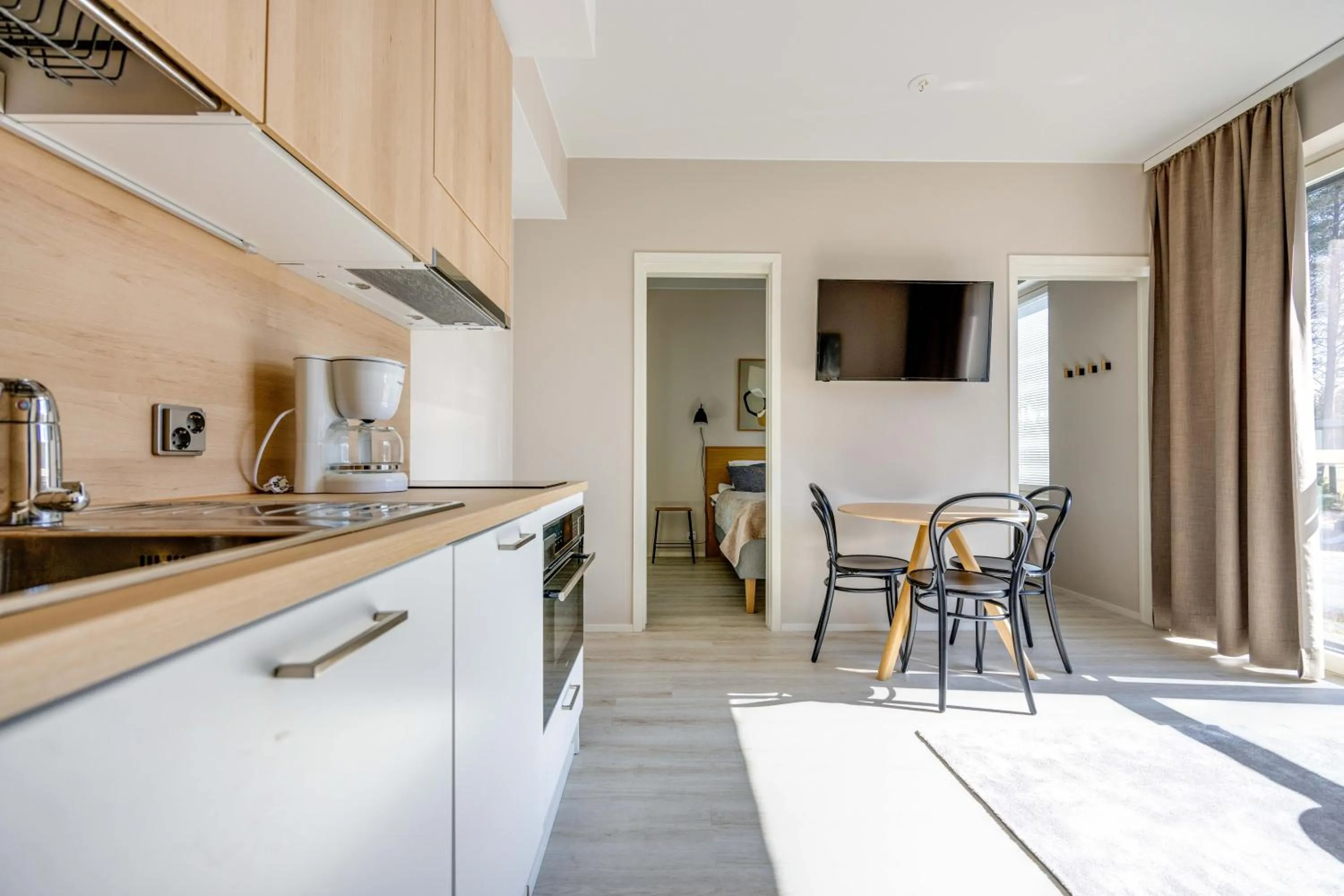 TV and multimedia in Kalajoen Marina Studio huoneisto