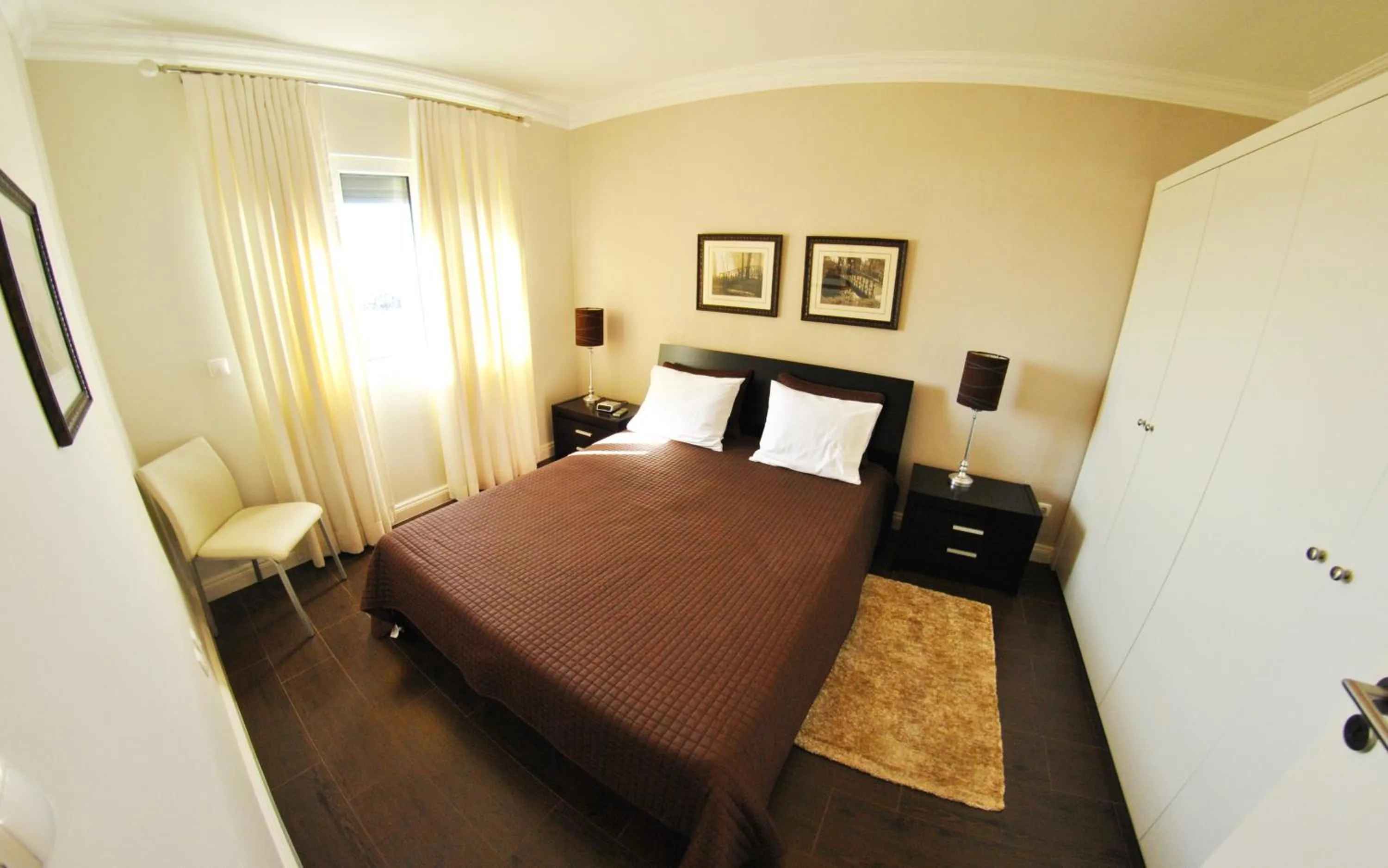 Bedroom, Bed in Apartamentos 3 Praias