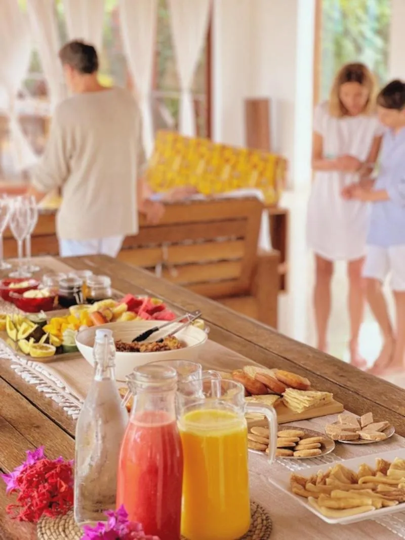 Food in The Villa of Zanzibar