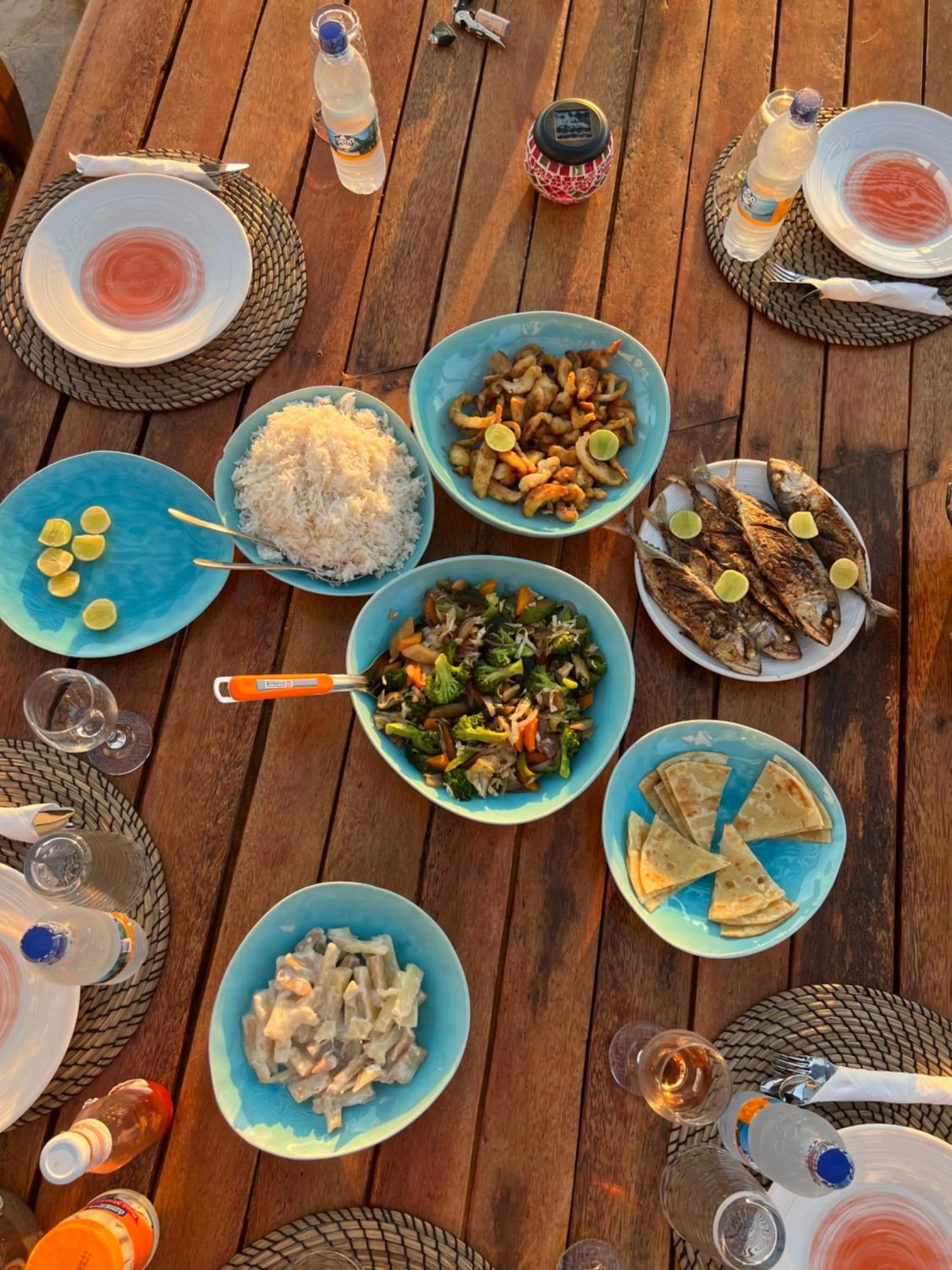 Food and drinks in The Villa of Zanzibar