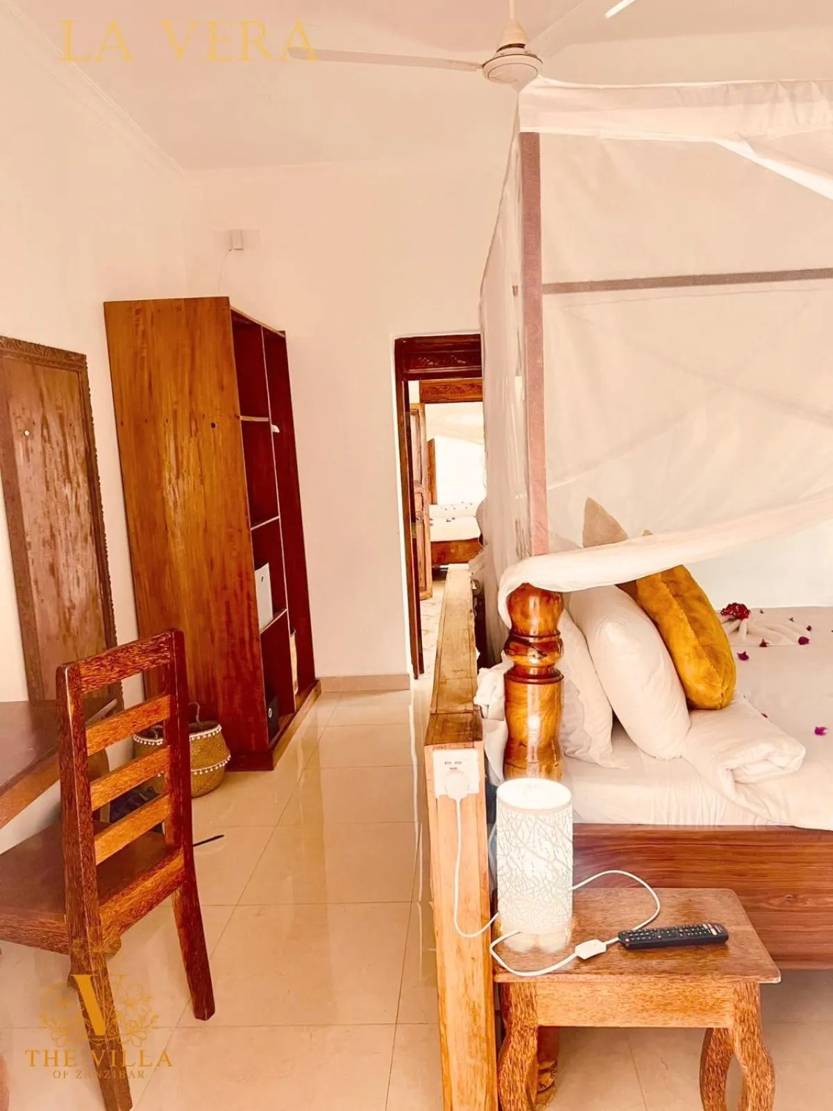 Bed in The Villa of Zanzibar