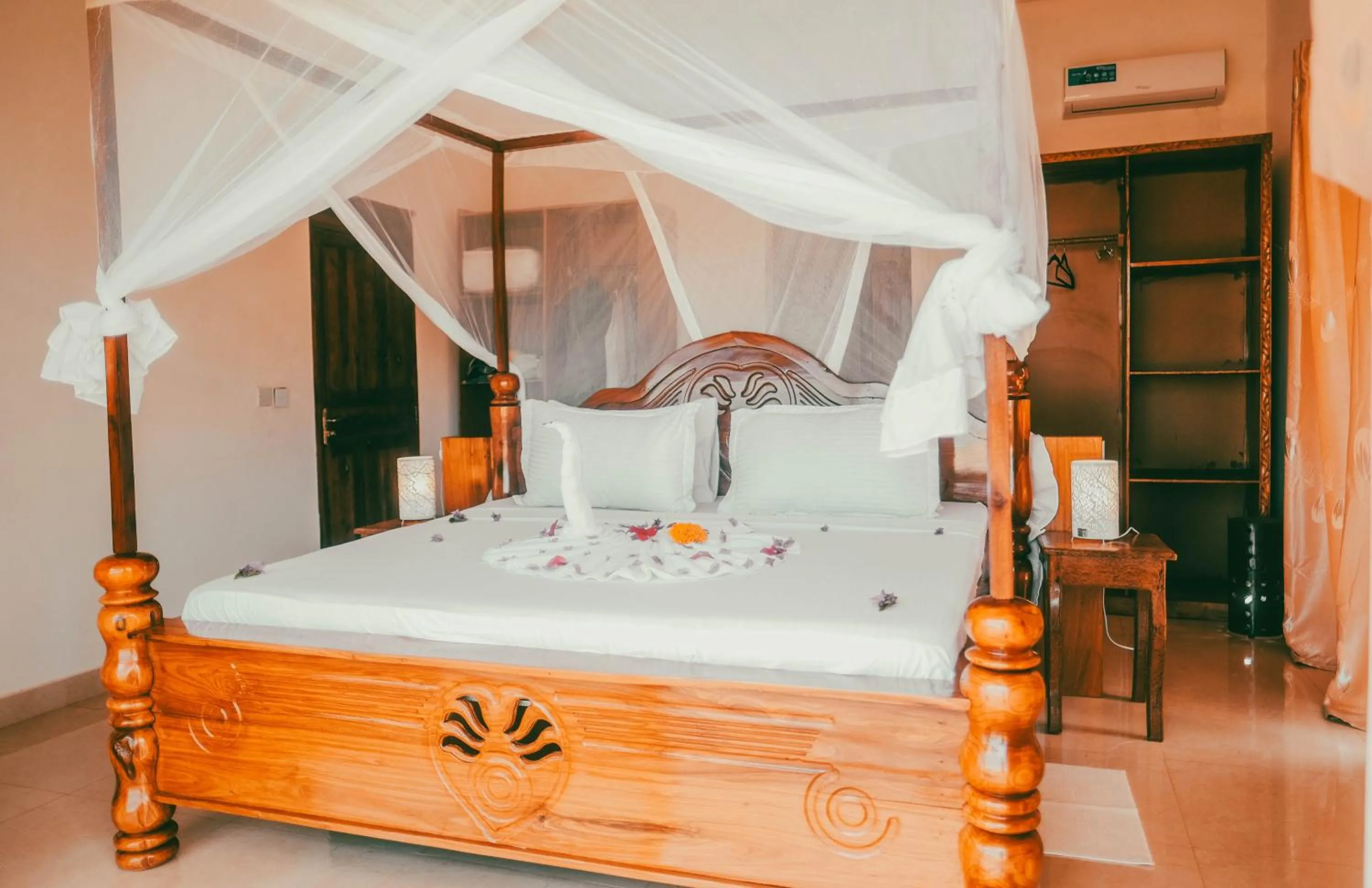 Bed in The Villa of Zanzibar