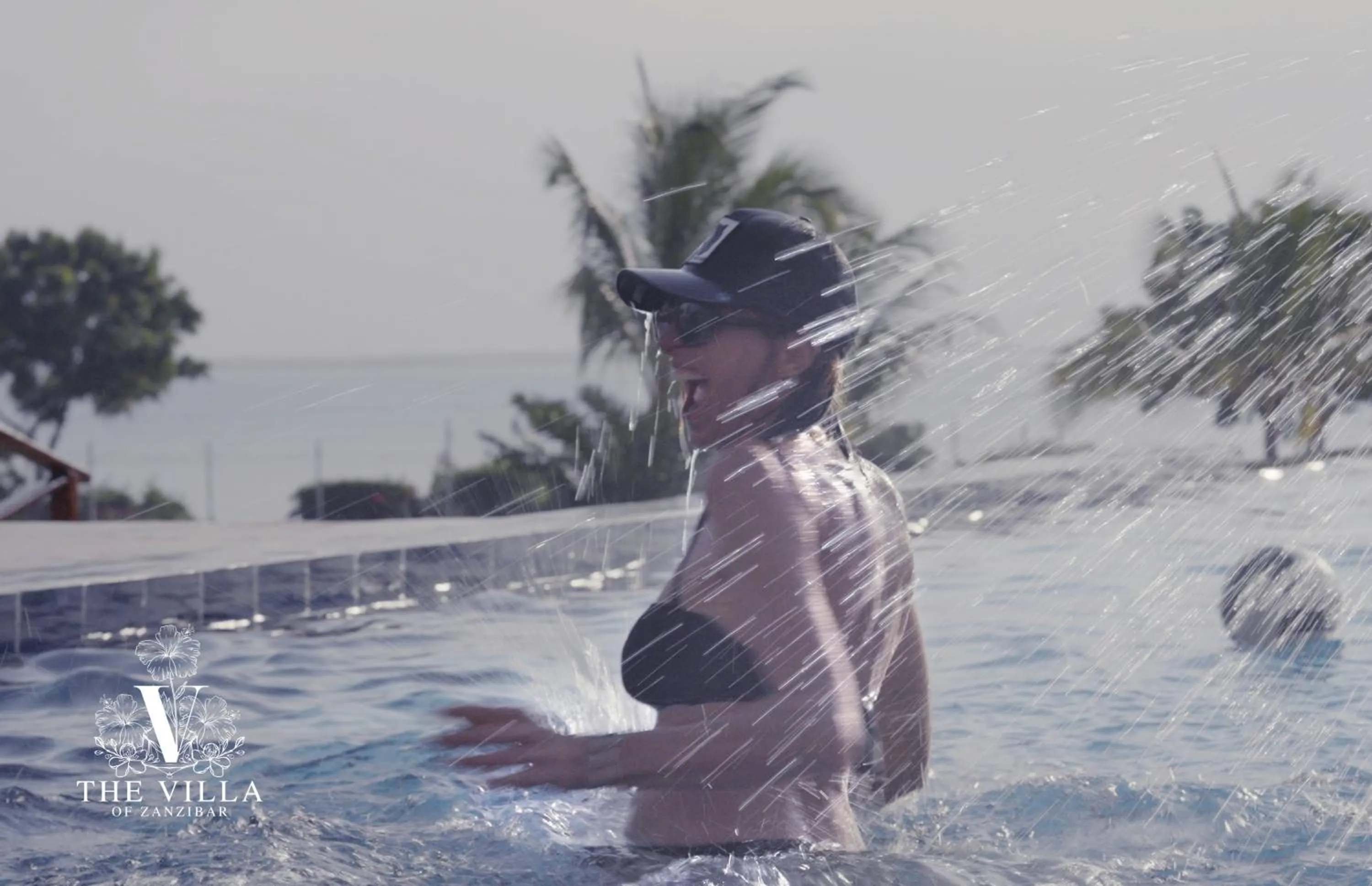 Pool view in The Villa of Zanzibar
