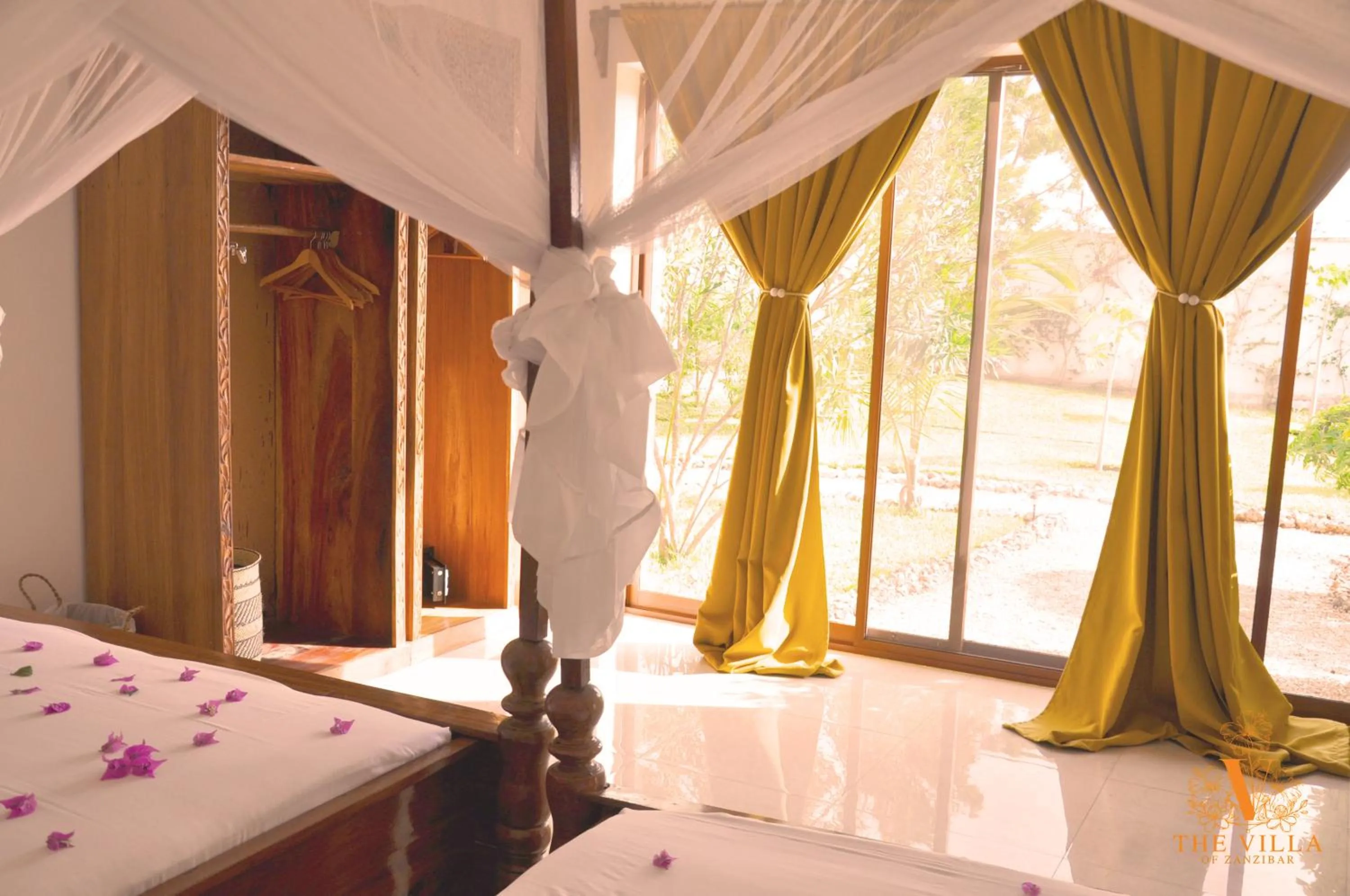 Bed in The Villa of Zanzibar