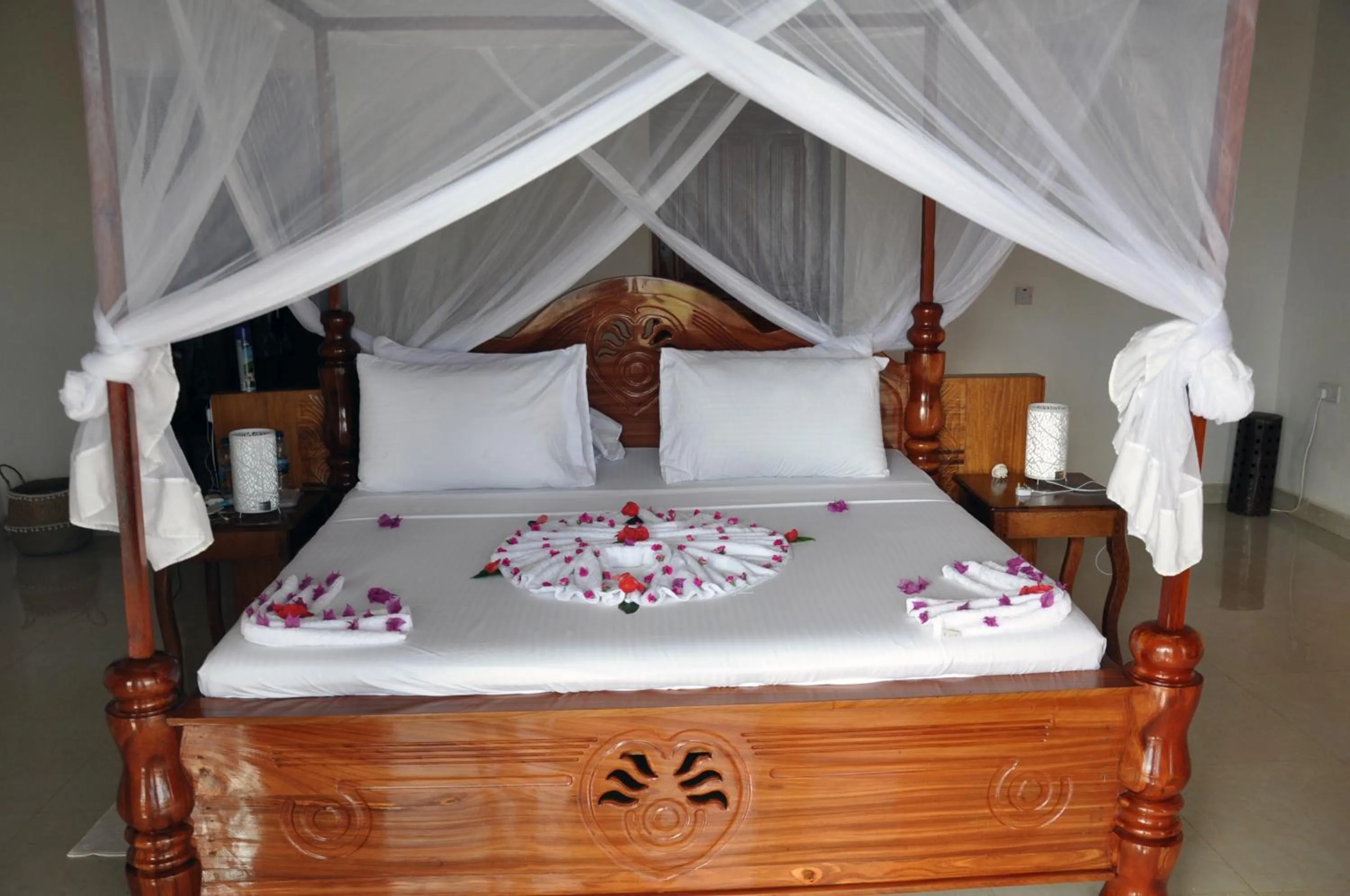 Bed in The Villa of Zanzibar